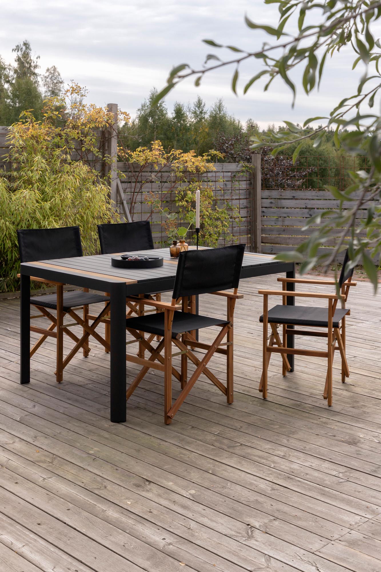 Togo Outdoor-Tischset + Marion 150cm/4St. in Natur präsentiert im Onlineshop von KAQTU Design AG. Gartentischset ist von Venture Home