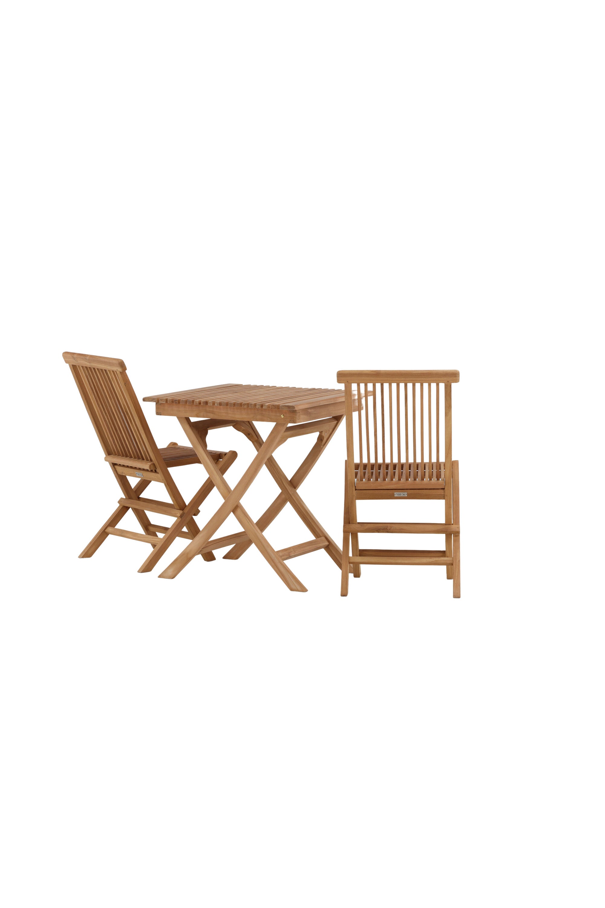 Ghana Outdoor-Tischset + Kenya ohne Armlehne 70cm/2St. in Natur präsentiert im Onlineshop von KAQTU Design AG. Gartentischset ist von Venture Home
