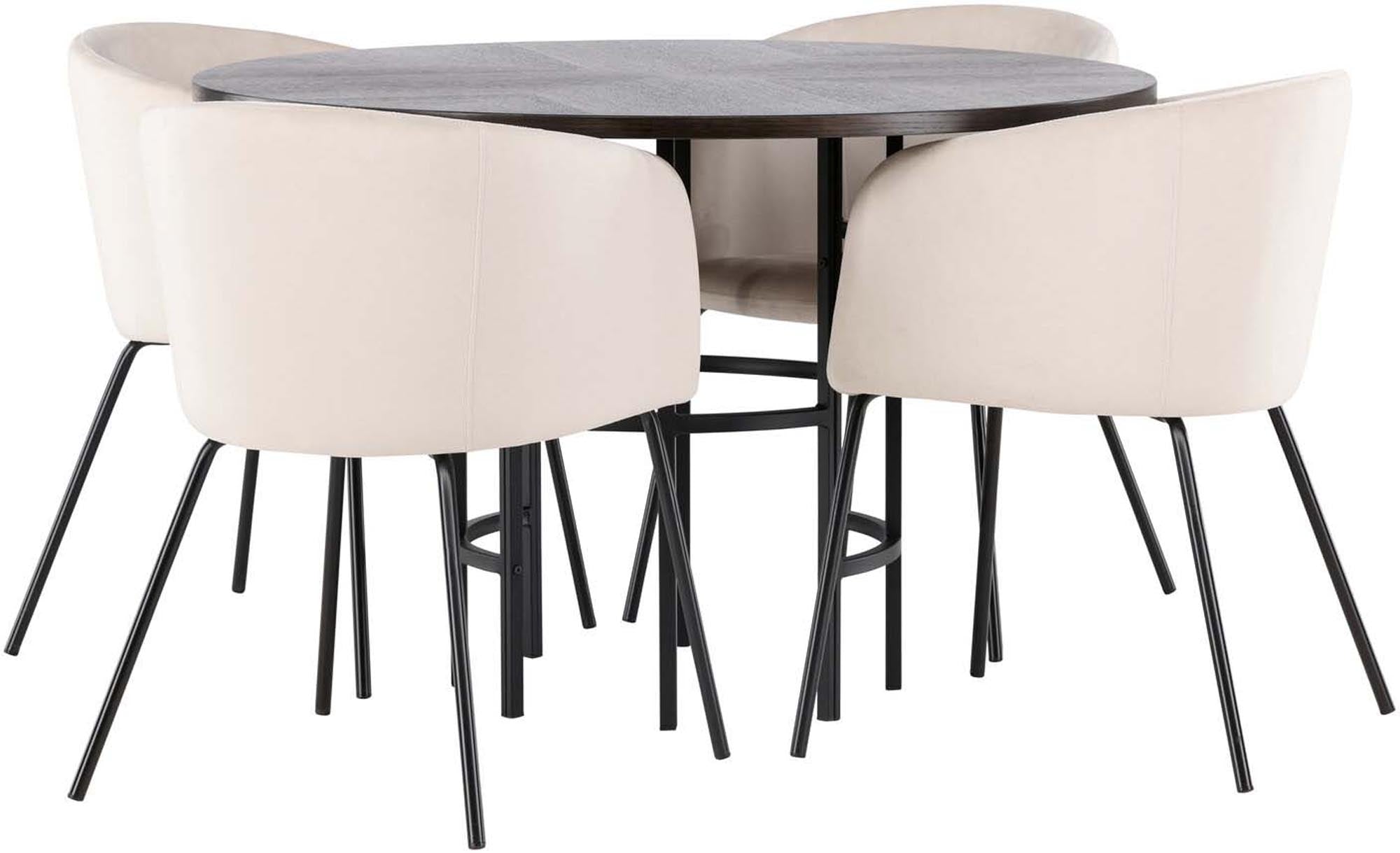 Esszimmerset Copenhagen + Berit: Eleganz und Komfort vereint in einem stilvollen Set für gesellige Abende.