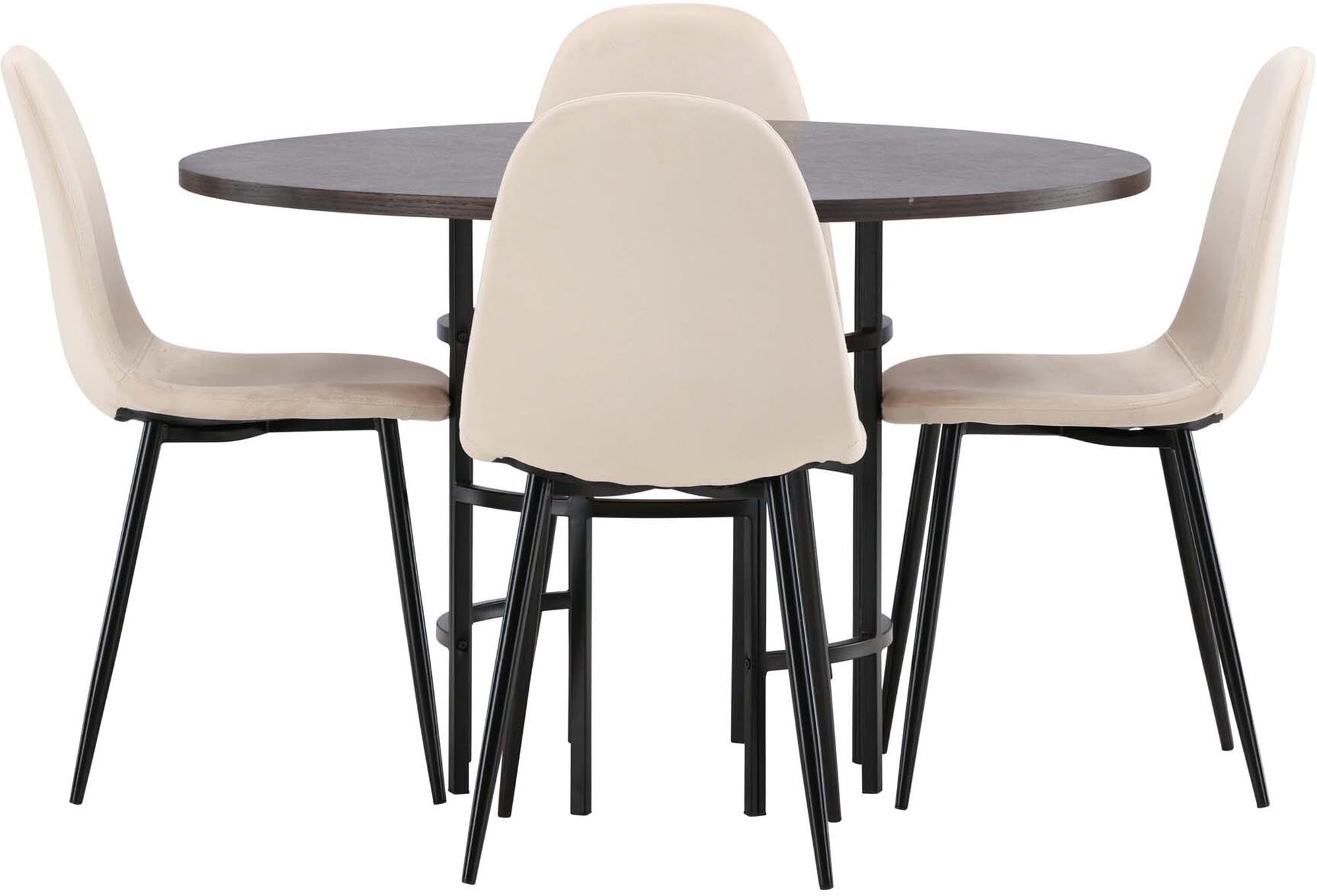 Stilvolles Esszimmerset Copenhagen + Polar für bis zu 4 Personen. Hochwertige Materialien und modernes Design für unvergessliche Abende.