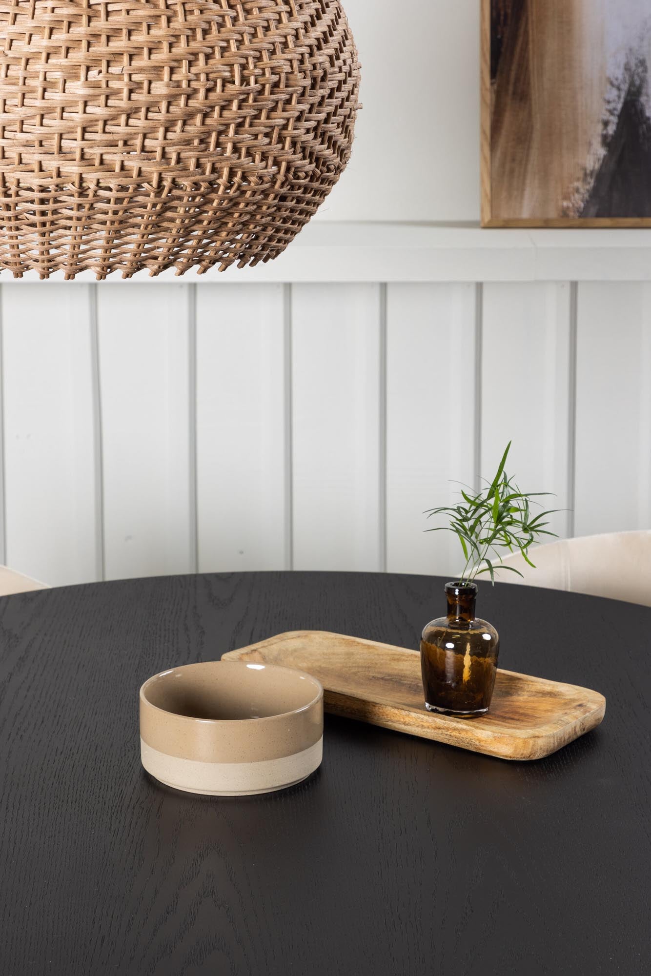 Modernes Esszimmerset Bootcut + Berit, 110cm, 4 Stühle, Venture Home.