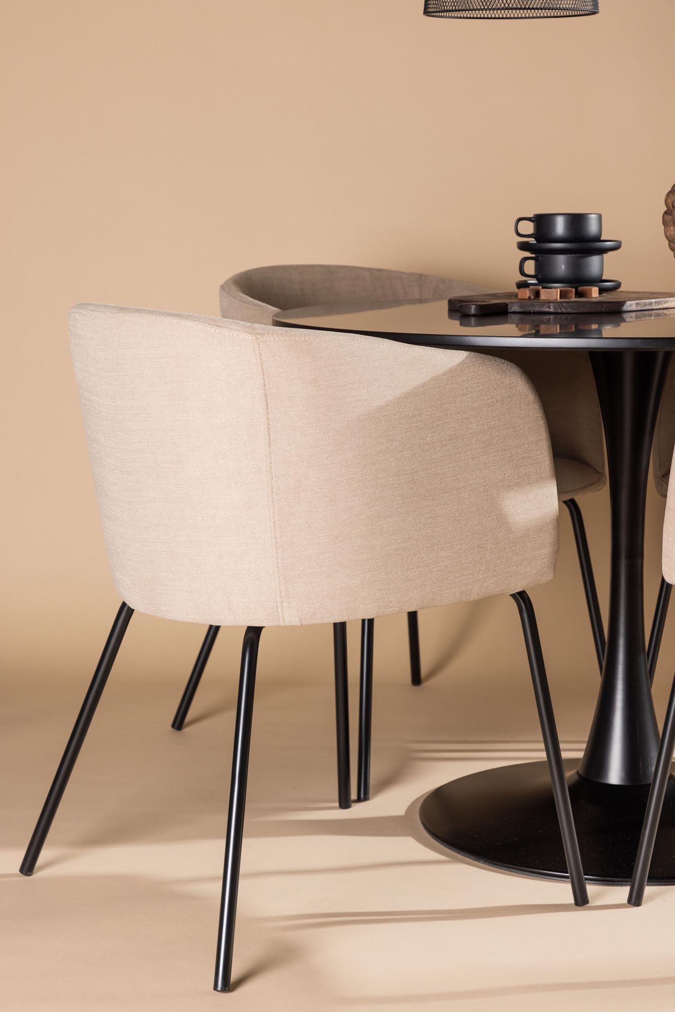 Stilvolles Glade Esszimmerset von Venture Home mit 4 komfortablen Stühlen, perfekt für moderne Essbereiche und gesellige Runden.