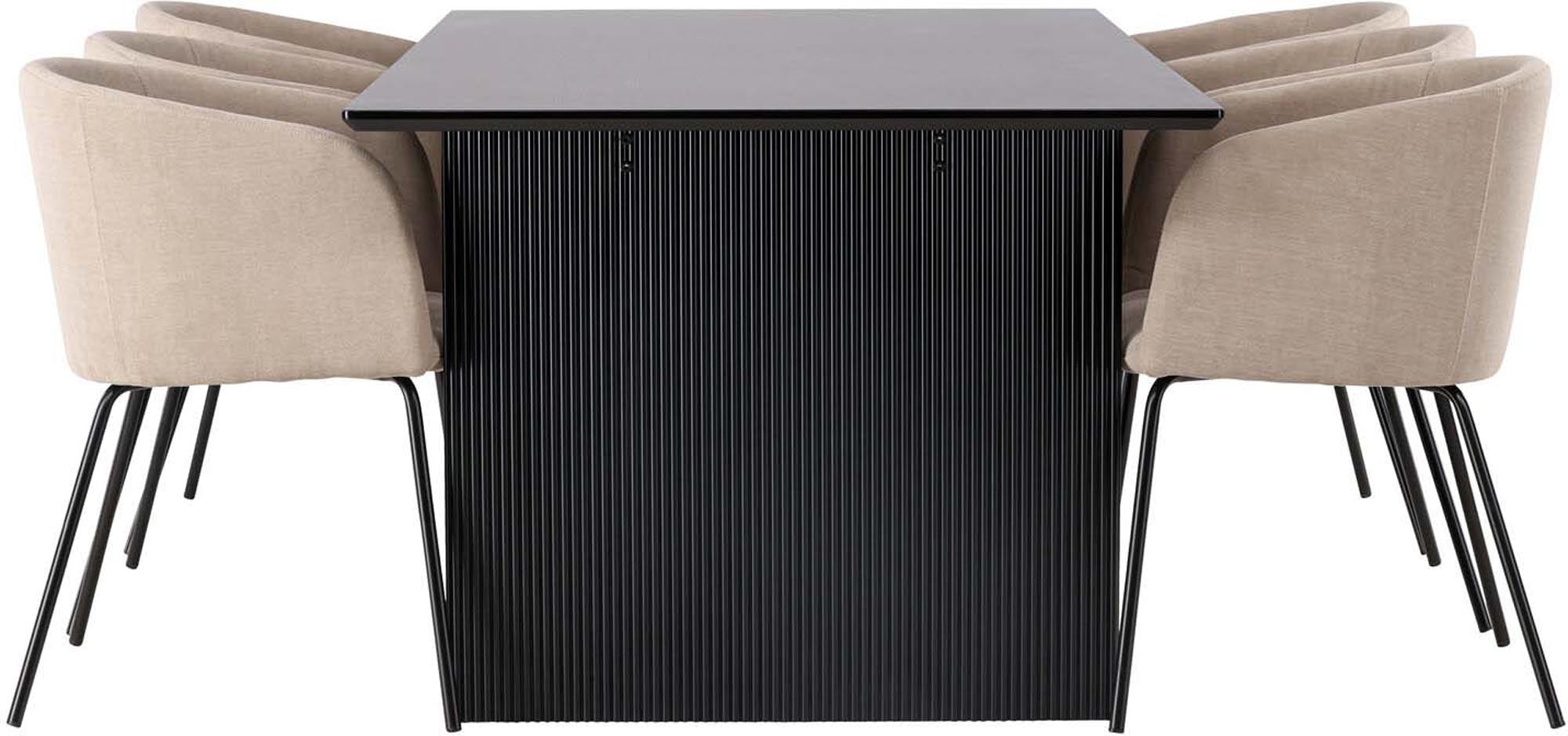 Entdecken Sie das Vail Esszimmerset + Berit 200cm/6St. von Venture Home – stilvolles Design, nordische Eleganz und maximaler Komfort für Ihr Esszimmer.