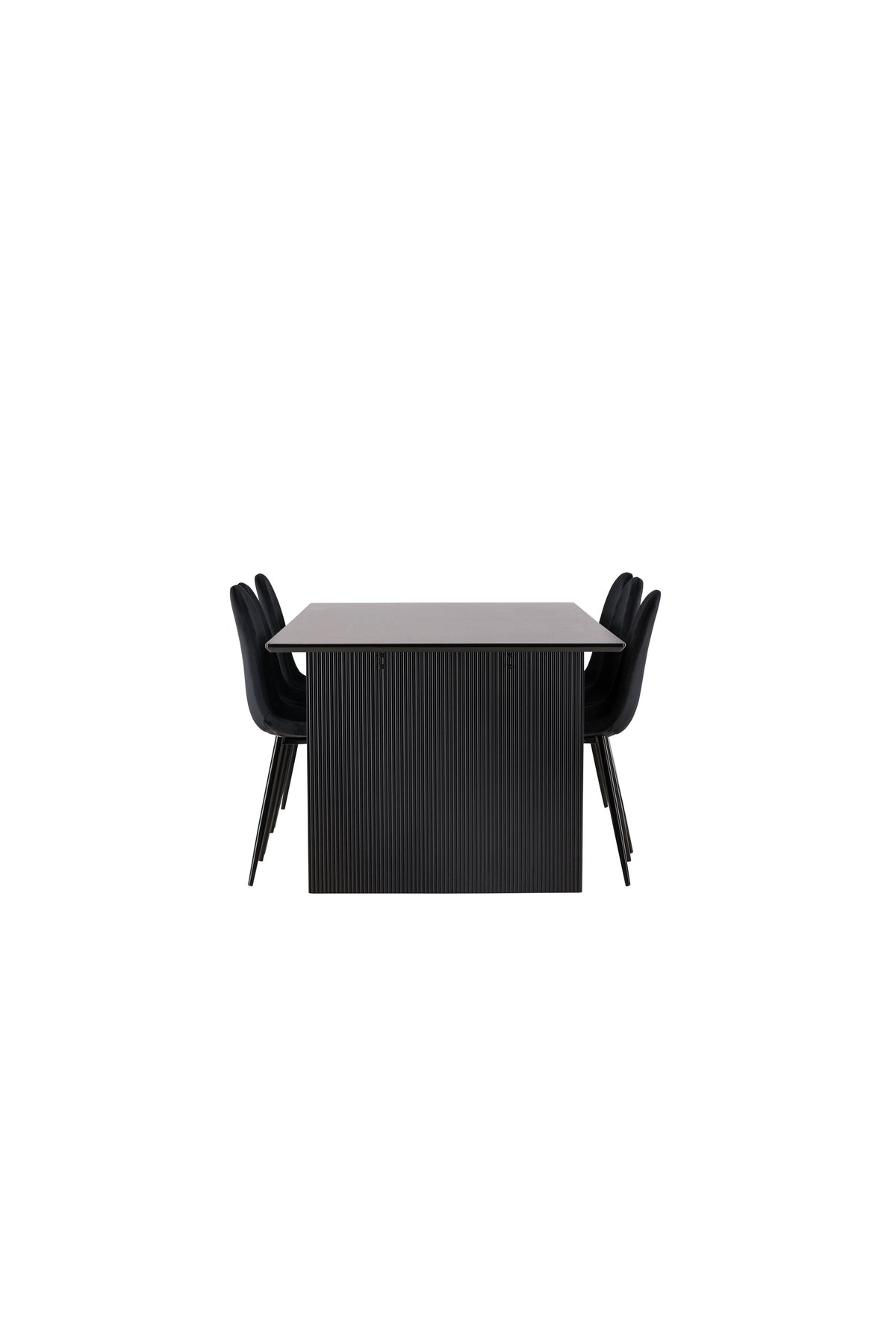 Vail Esszimmerset + Polar 200cm/6St. in Schwarz präsentiert im Onlineshop von KAQTU Design AG. Esszimmerset ist von Venture Home