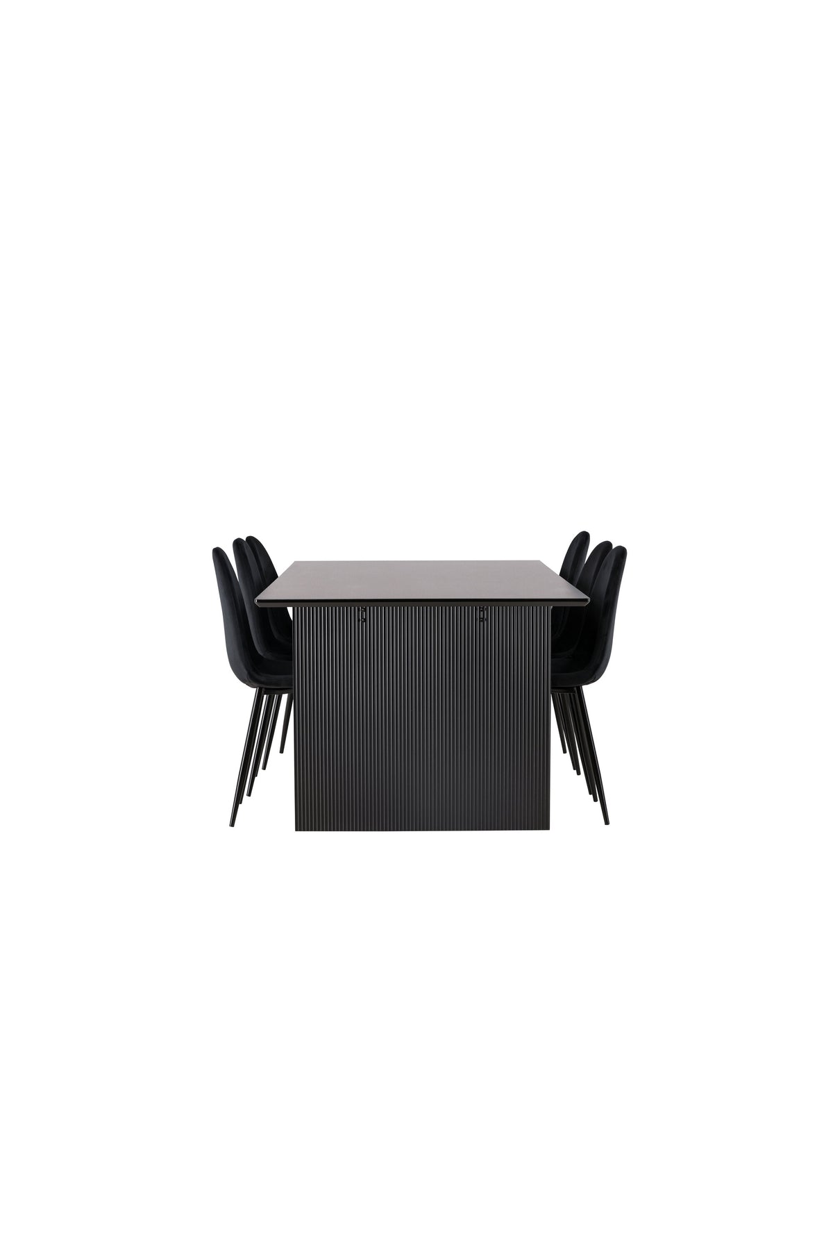 Vail Esszimmerset + Polar 200cm/6St. in Schwarz präsentiert im Onlineshop von KAQTU Design AG. Esszimmerset ist von Venture Home