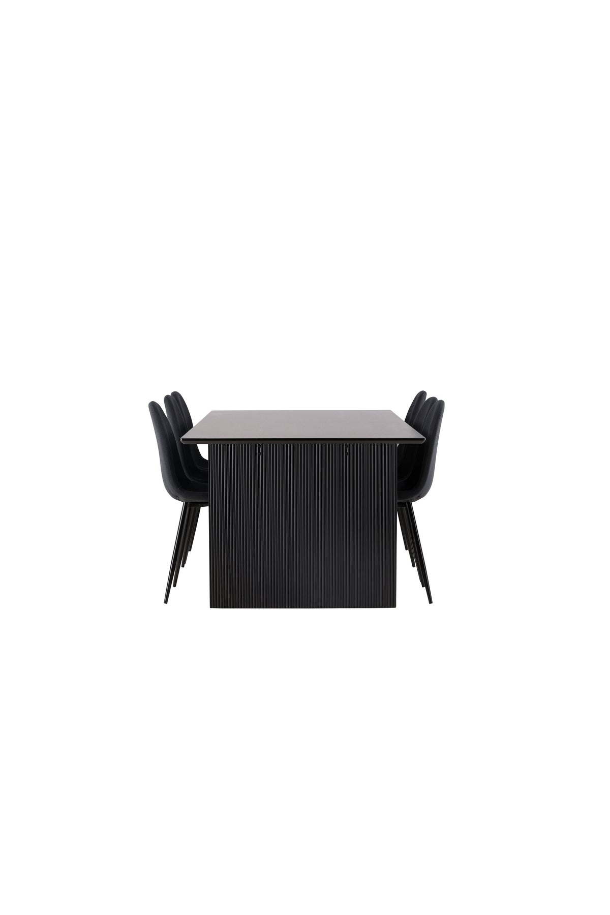 Vail Esszimmerset + Polar 200cm/6St. in Schwarz präsentiert im Onlineshop von KAQTU Design AG. Esszimmerset ist von Venture Home