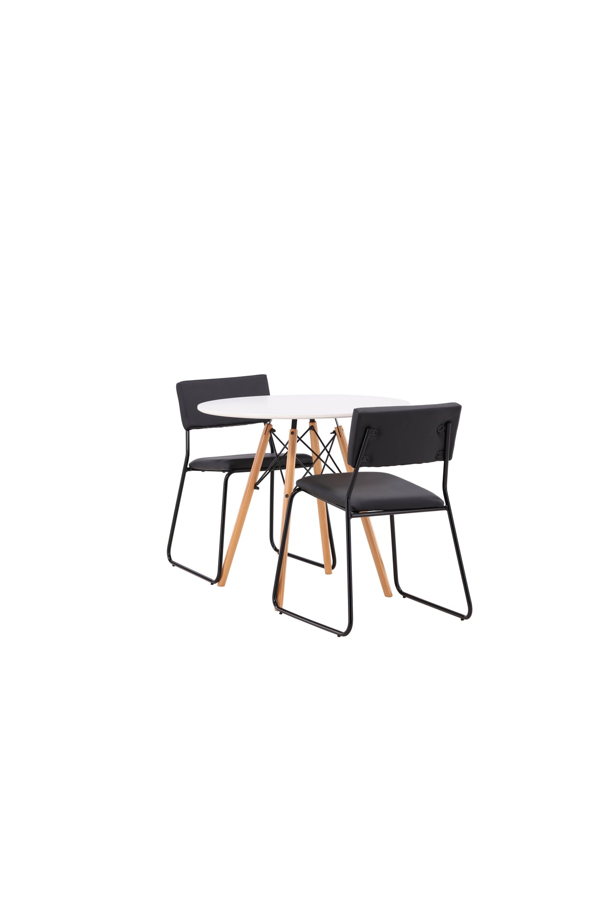 Danburi Esszimmerset + Kenth ⌀60cm/2St. in Schwarz präsentiert im Onlineshop von KAQTU Design AG. Esszimmerset ist von Venture Home