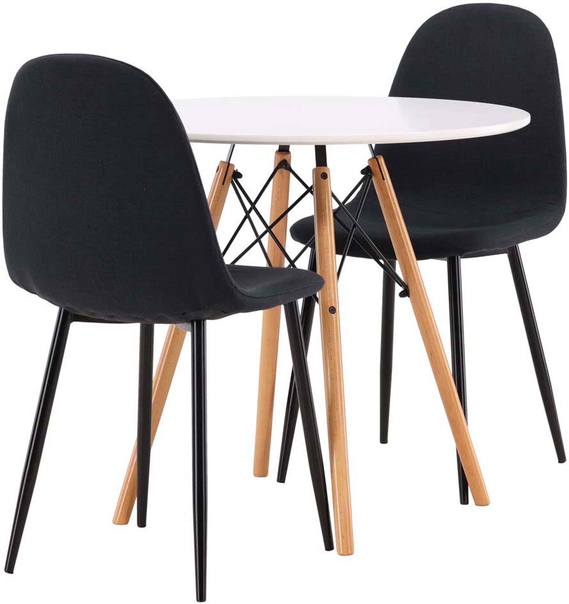 Modernes Danburi Set mit Polar Tisch, ideal für stilvolle Esszimmer.