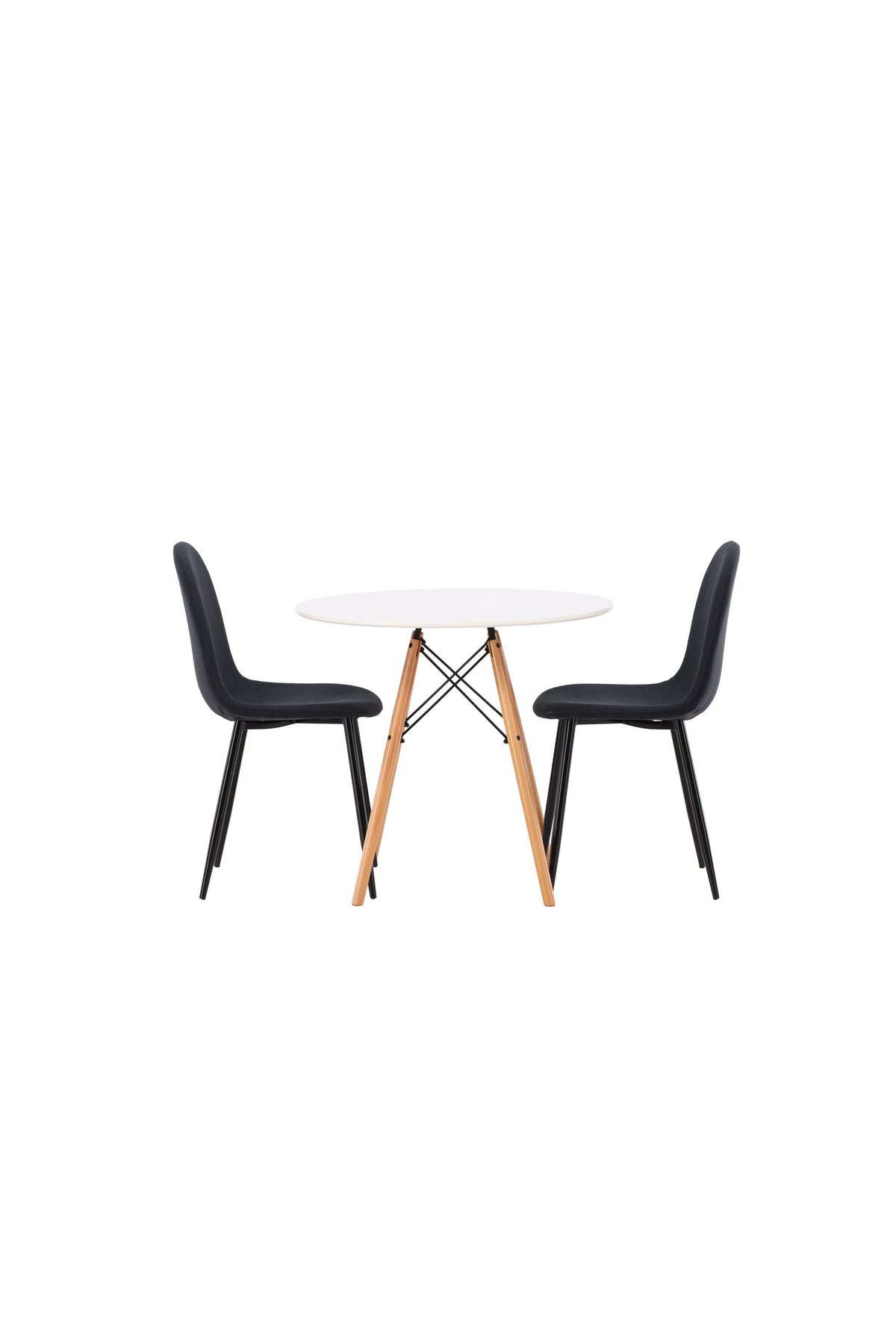 Danburi Esszimmerset + Polar ⌀60cm/2St. in Schwarz präsentiert im Onlineshop von KAQTU Design AG. Esszimmerset ist von Venture Home