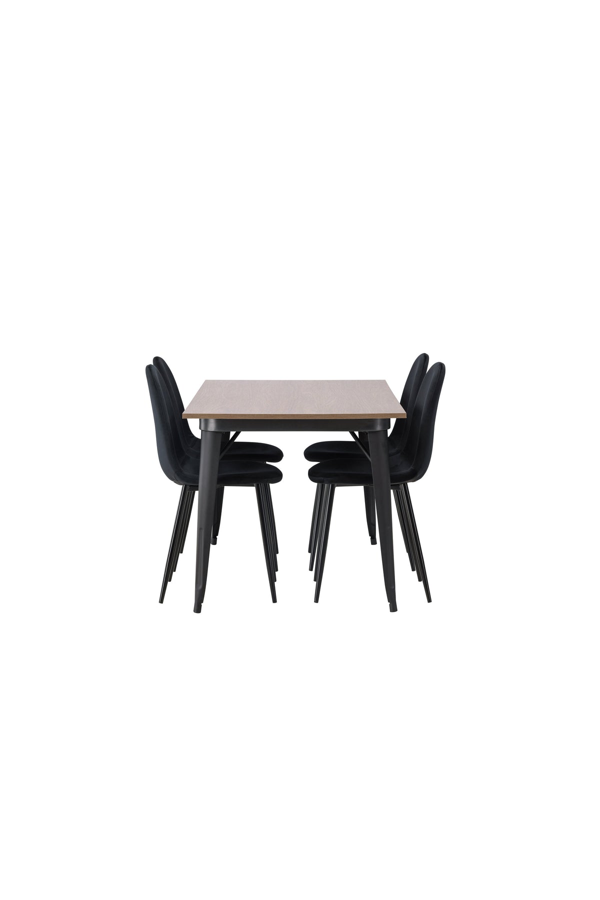 Tempe Esszimmerset + Polar 140cm/4St. in Schwarz präsentiert im Onlineshop von KAQTU Design AG. Esszimmerset ist von Venture Home