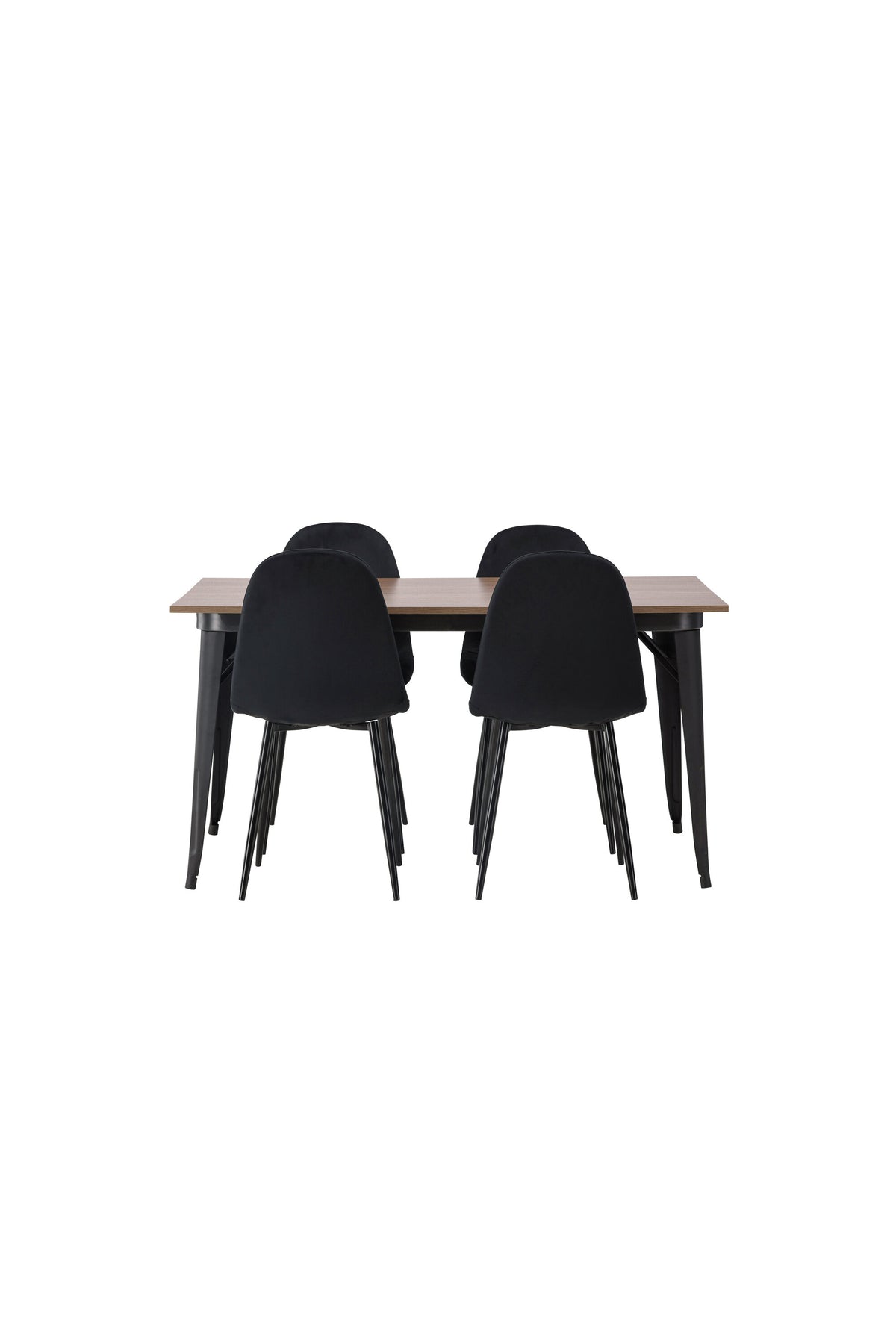 Tempe Esszimmerset + Polar 140cm/4St. in Schwarz präsentiert im Onlineshop von KAQTU Design AG. Esszimmerset ist von Venture Home