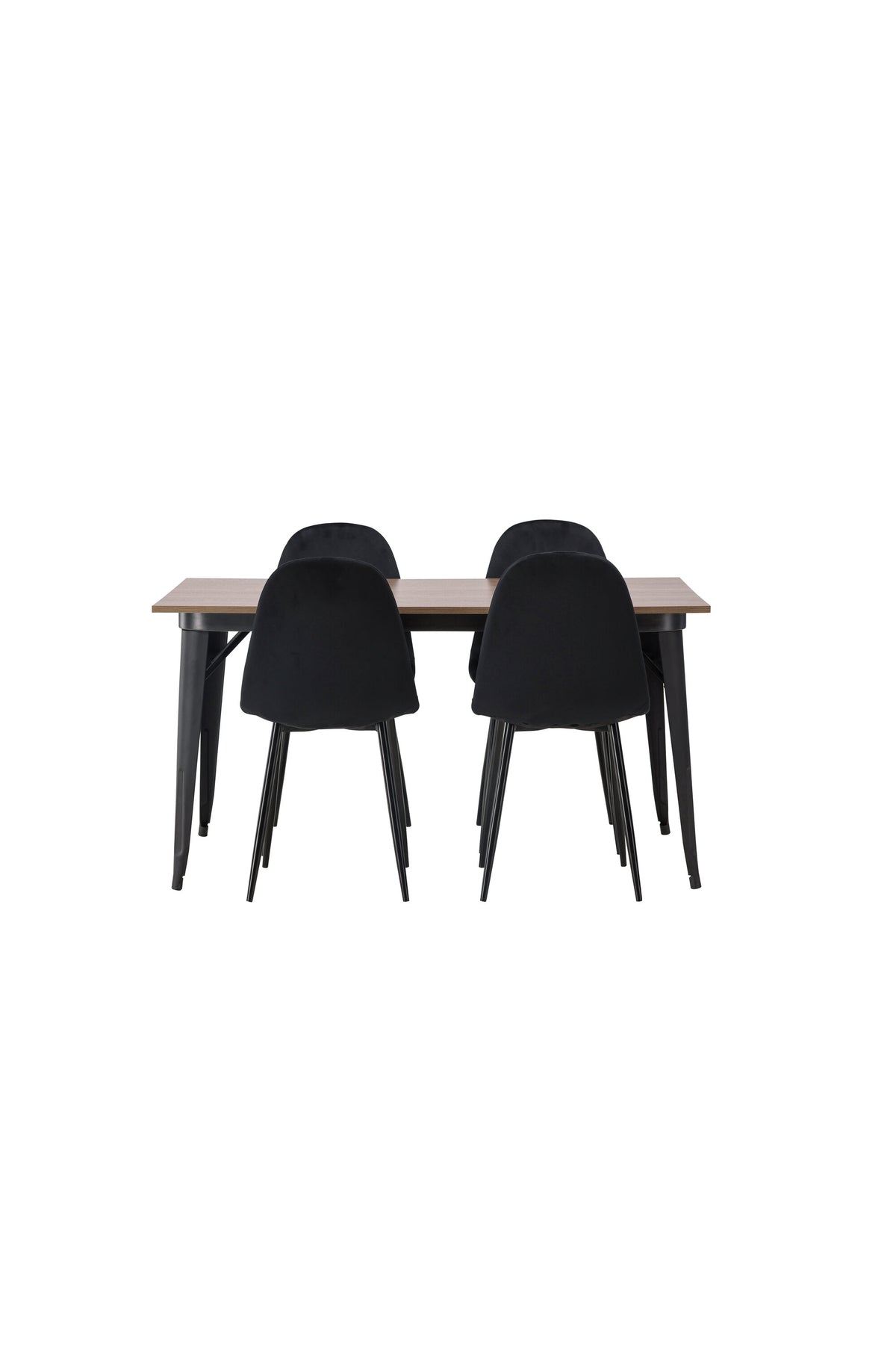 Tempe Esszimmerset + Polar 140cm/4St. in Schwarz präsentiert im Onlineshop von KAQTU Design AG. Esszimmerset ist von Venture Home