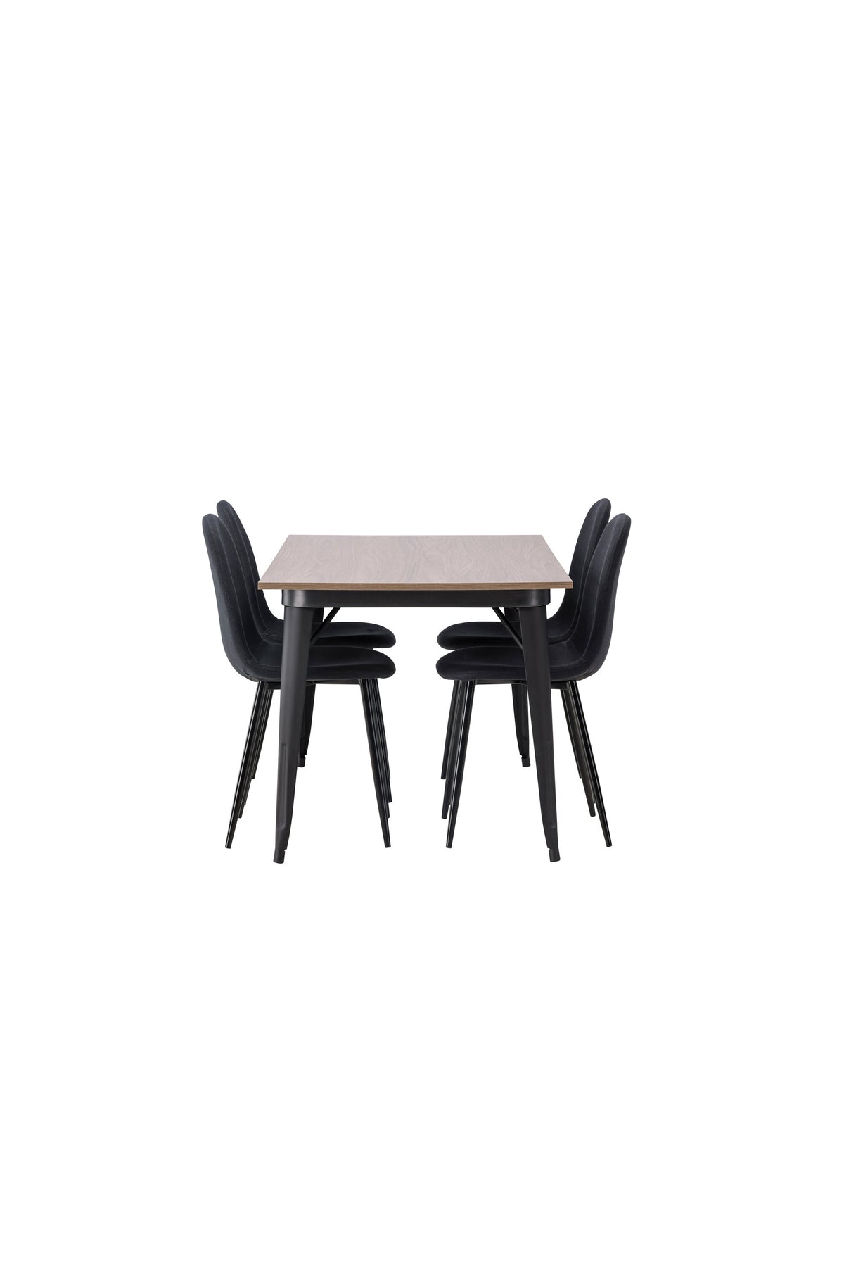 Tempe Esszimmerset + Polar 140cm/4St. in Schwarz präsentiert im Onlineshop von KAQTU Design AG. Esszimmerset ist von Venture Home