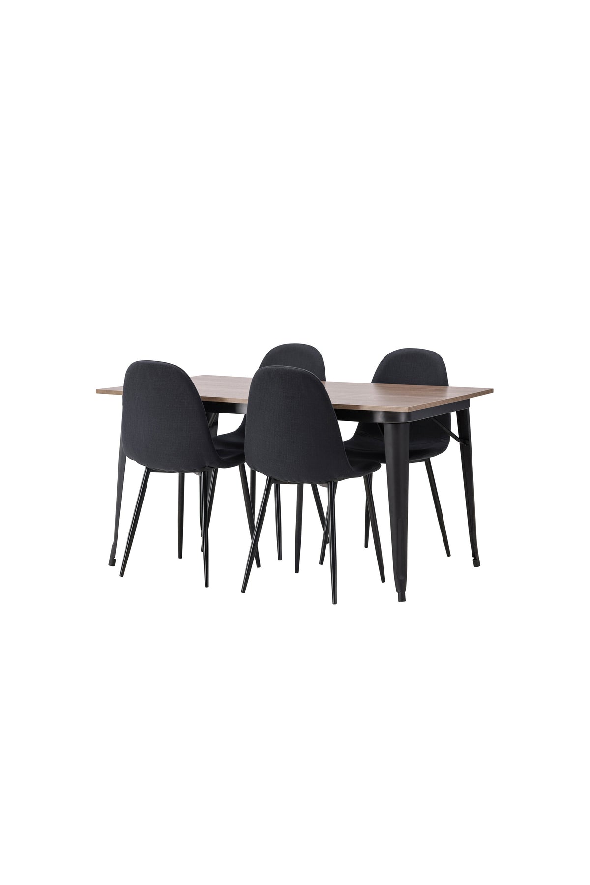 Tempe Esszimmerset + Polar 140cm/4St. in Schwarz präsentiert im Onlineshop von KAQTU Design AG. Esszimmerset ist von Venture Home