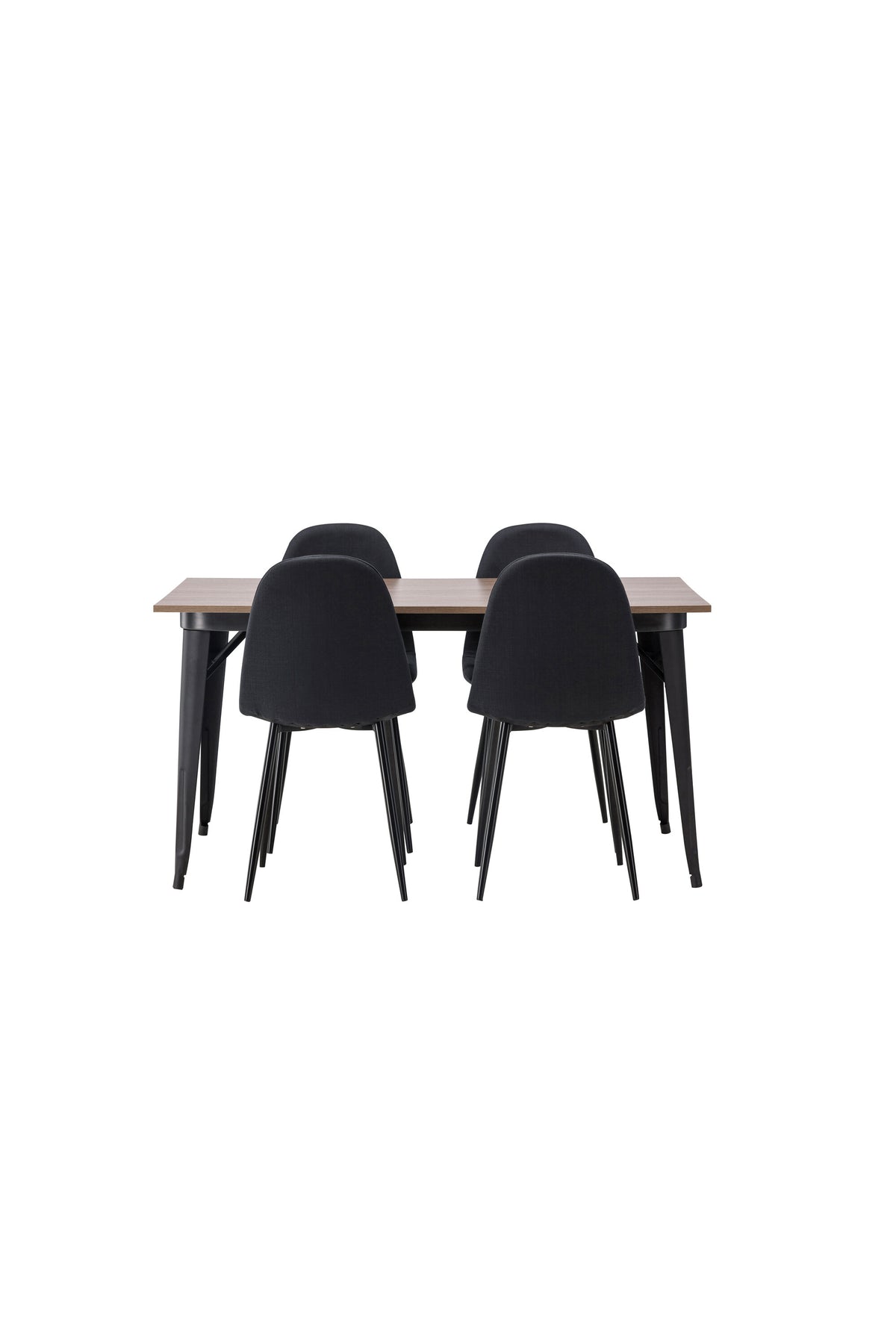 Tempe Esszimmerset + Polar 140cm/4St. in Schwarz präsentiert im Onlineshop von KAQTU Design AG. Esszimmerset ist von Venture Home
