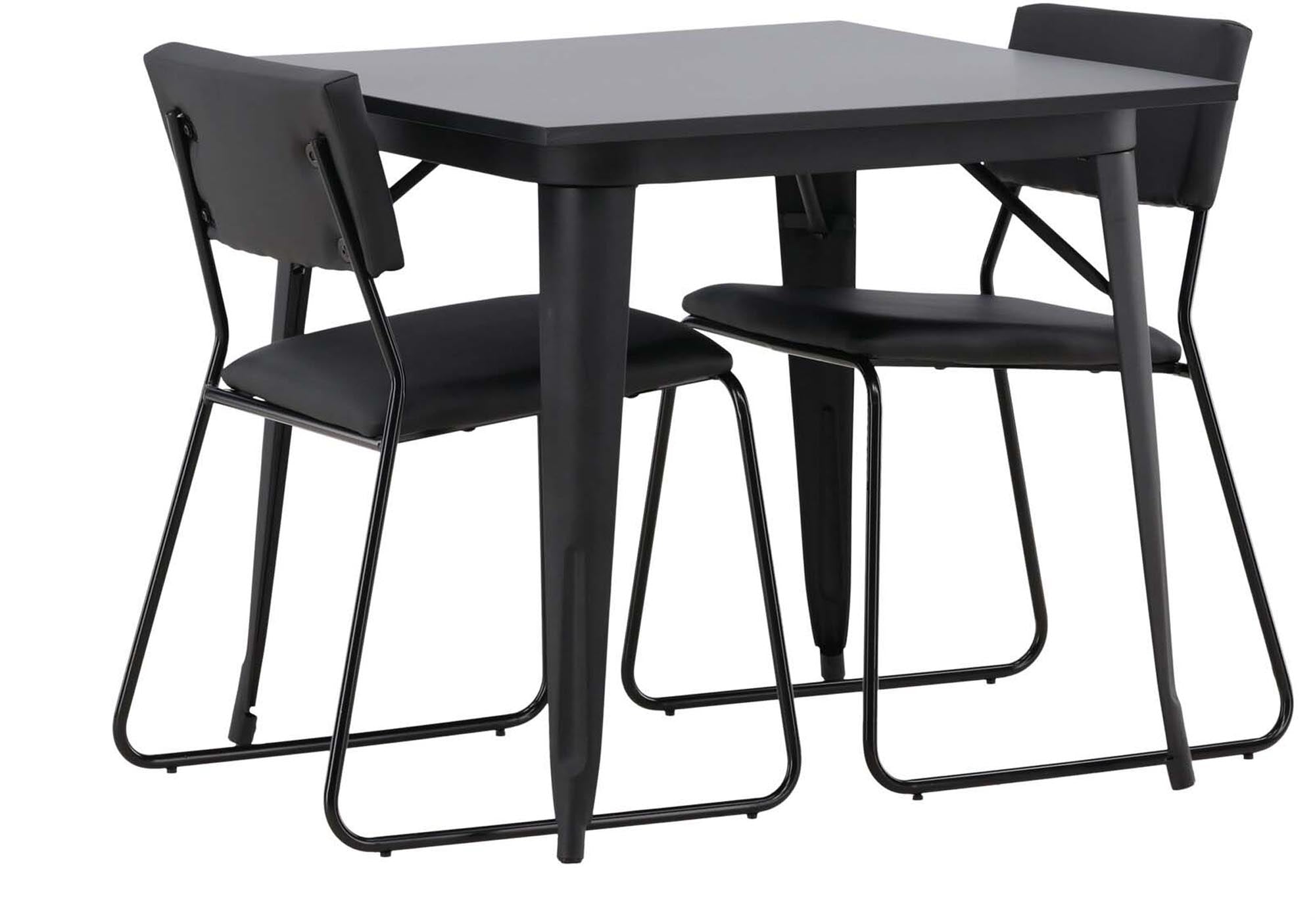 Stilvolles Esszimmerset Tempe + Kenth: Moderner Esstisch und bequeme Stühle für gemütliche Essbereiche. Ideal für kleine Küchen!