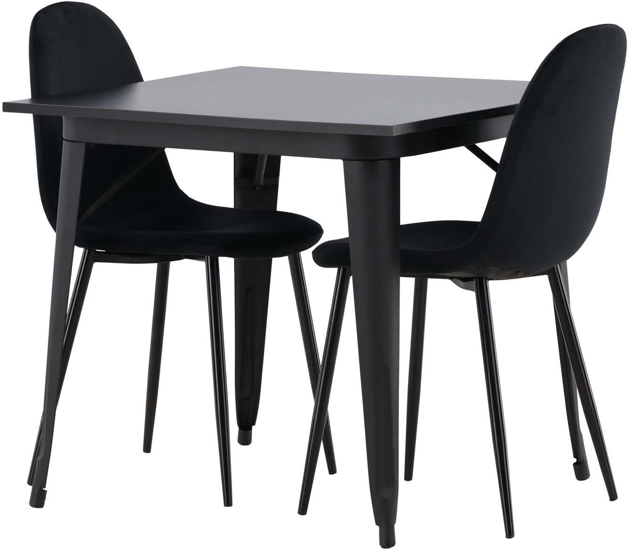 Elegantes Tempe Esszimmerset mit 80cm Polar Stühlen von Venture Home.