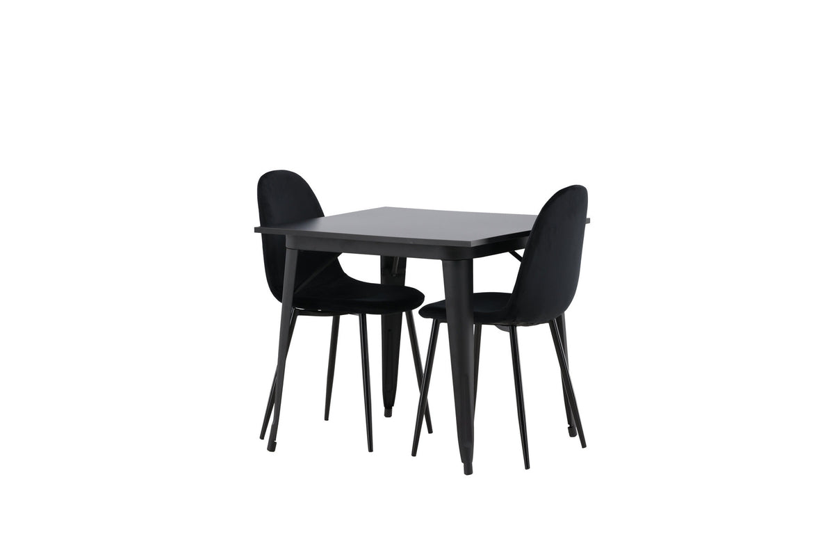Tempe Esszimmerset + Polar 80cm/2St. in Schwarz präsentiert im Onlineshop von KAQTU Design AG. Esszimmerset ist von Venture Home