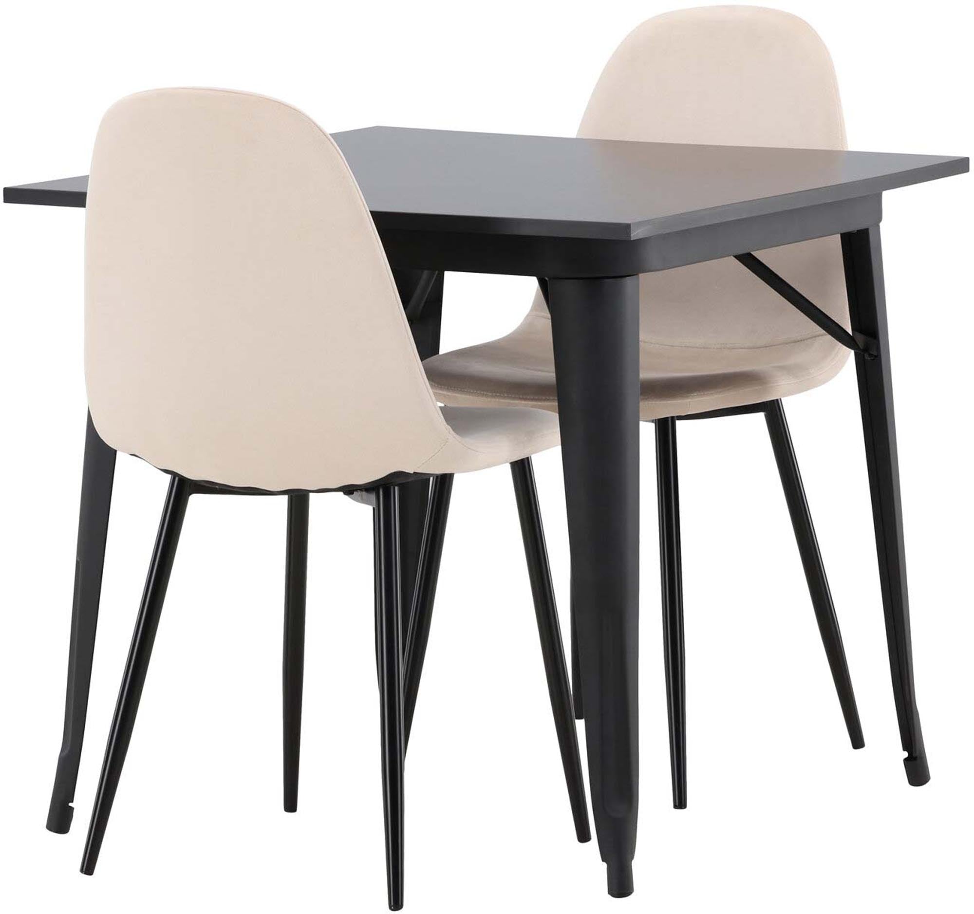 Elegantes Tempe Esszimmerset mit 80cm Polar Stühlen von Venture Home.