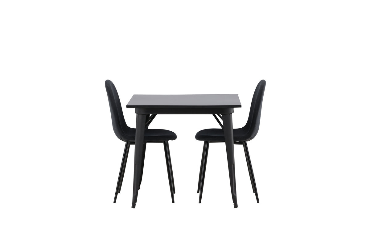 Tempe Esszimmerset + Polar 80cm/2St. in Schwarz präsentiert im Onlineshop von KAQTU Design AG. Esszimmerset ist von Venture Home