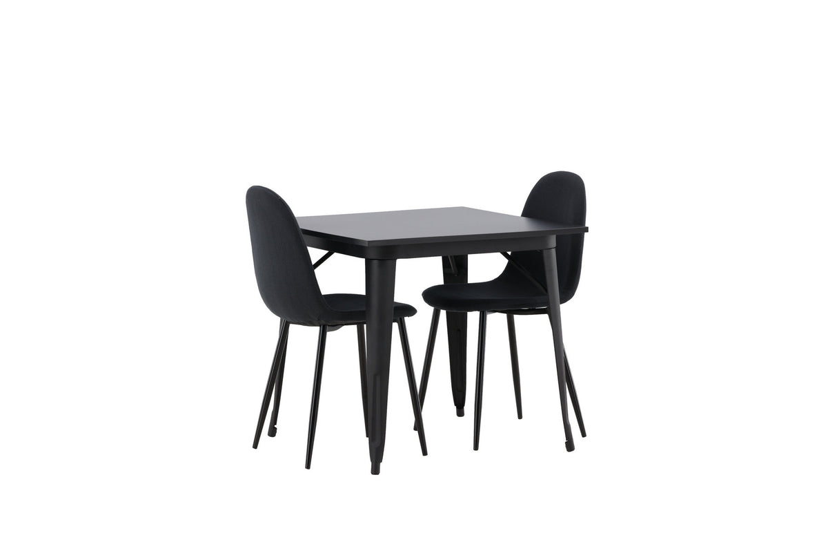 Tempe Esszimmerset + Polar 80cm/2St. in Schwarz präsentiert im Onlineshop von KAQTU Design AG. Esszimmerset ist von Venture Home