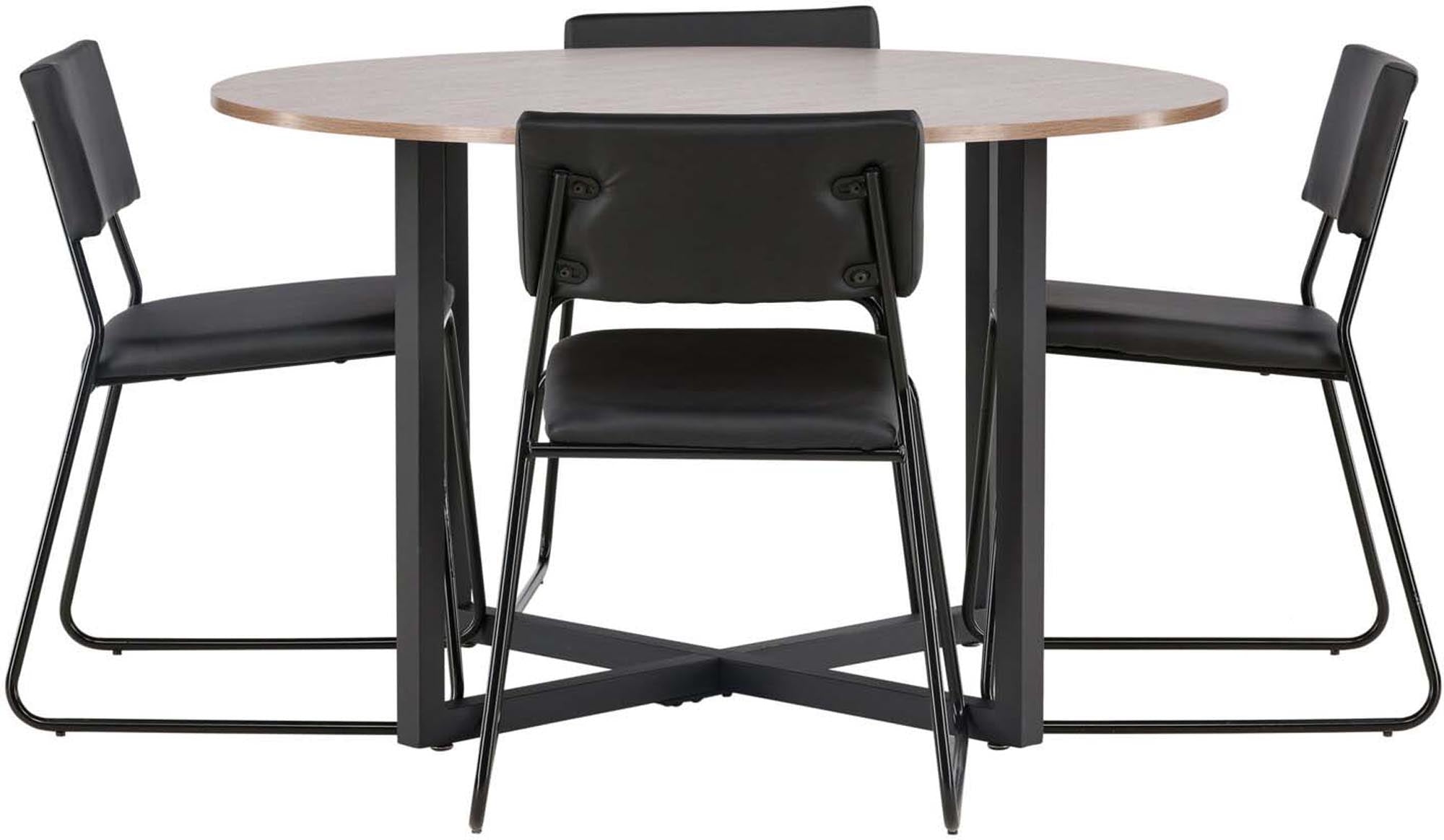 Stilvolles Durango Esszimmerset mit Kenth Stühlen. Hochwertige Tischplatte und bequeme Stühle für moderne Wohnräume und gesellige Runden.