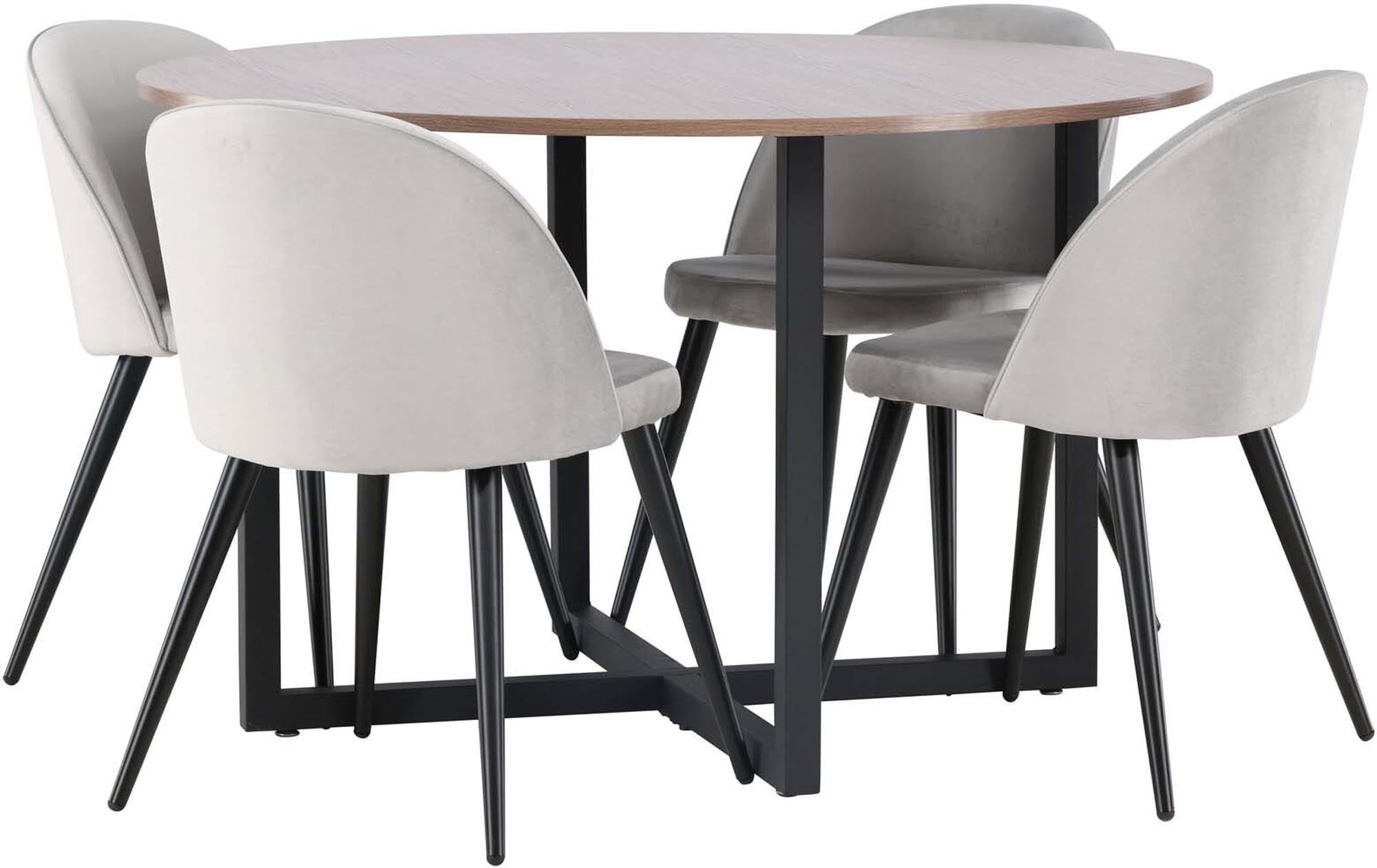 Stilvolles Durango Esszimmerset mit Velvet, perfekt für moderne Räume.