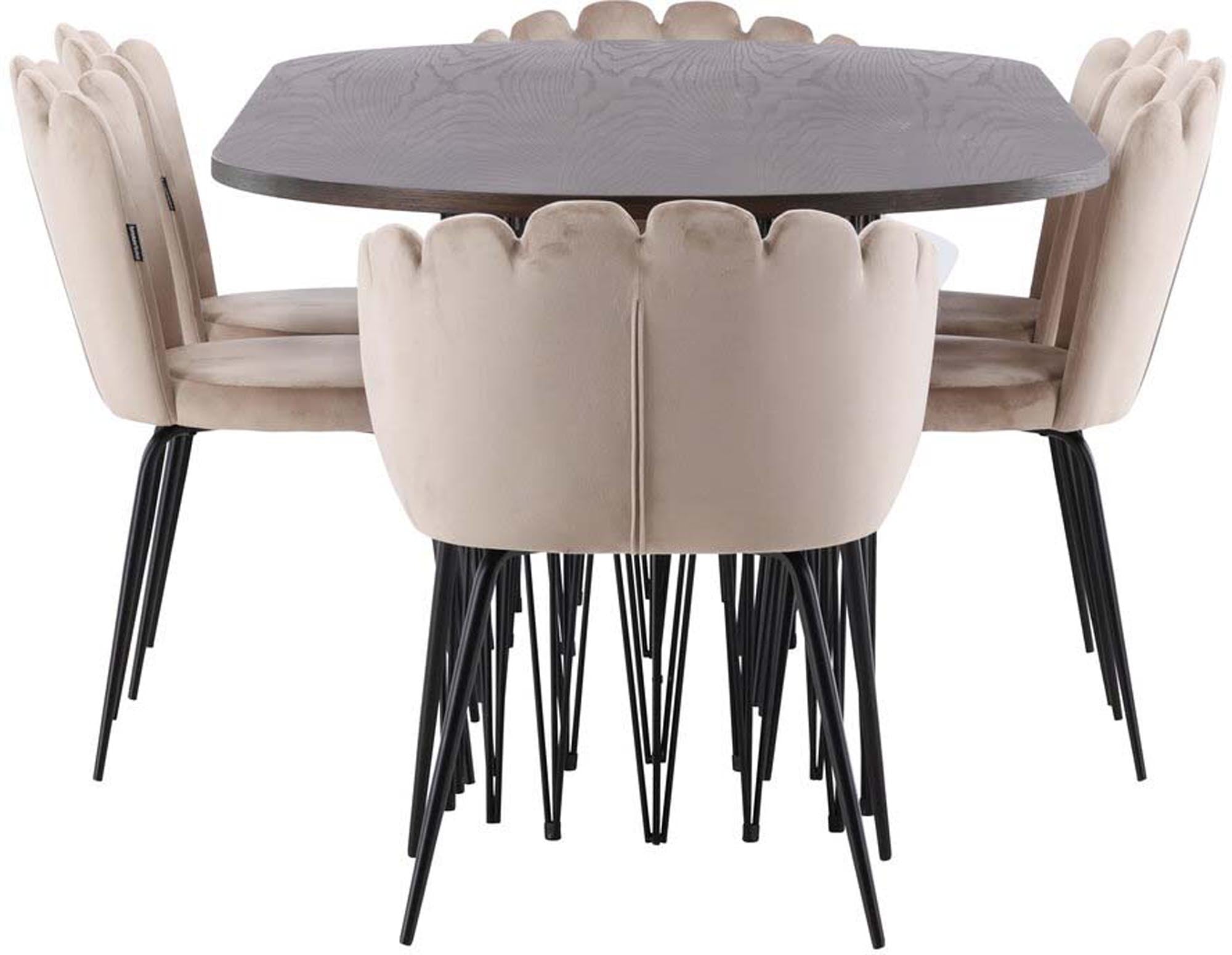 Entdecken Sie das Stone Esszimmerset + Limhamn 220cm/2St. von Venture Home – skandinavisches Design, hochwertige Materialien, stilvolle Esszimmermöbel.