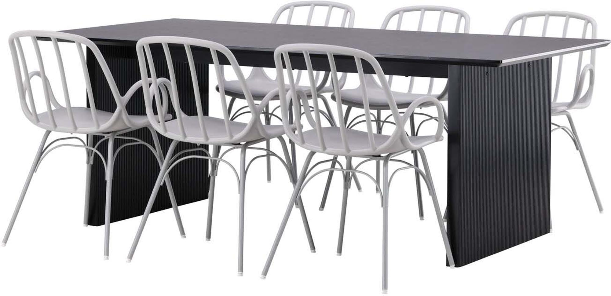 Venture Home: Modernes Esszimmerset für gesellige Runden zu sechst.