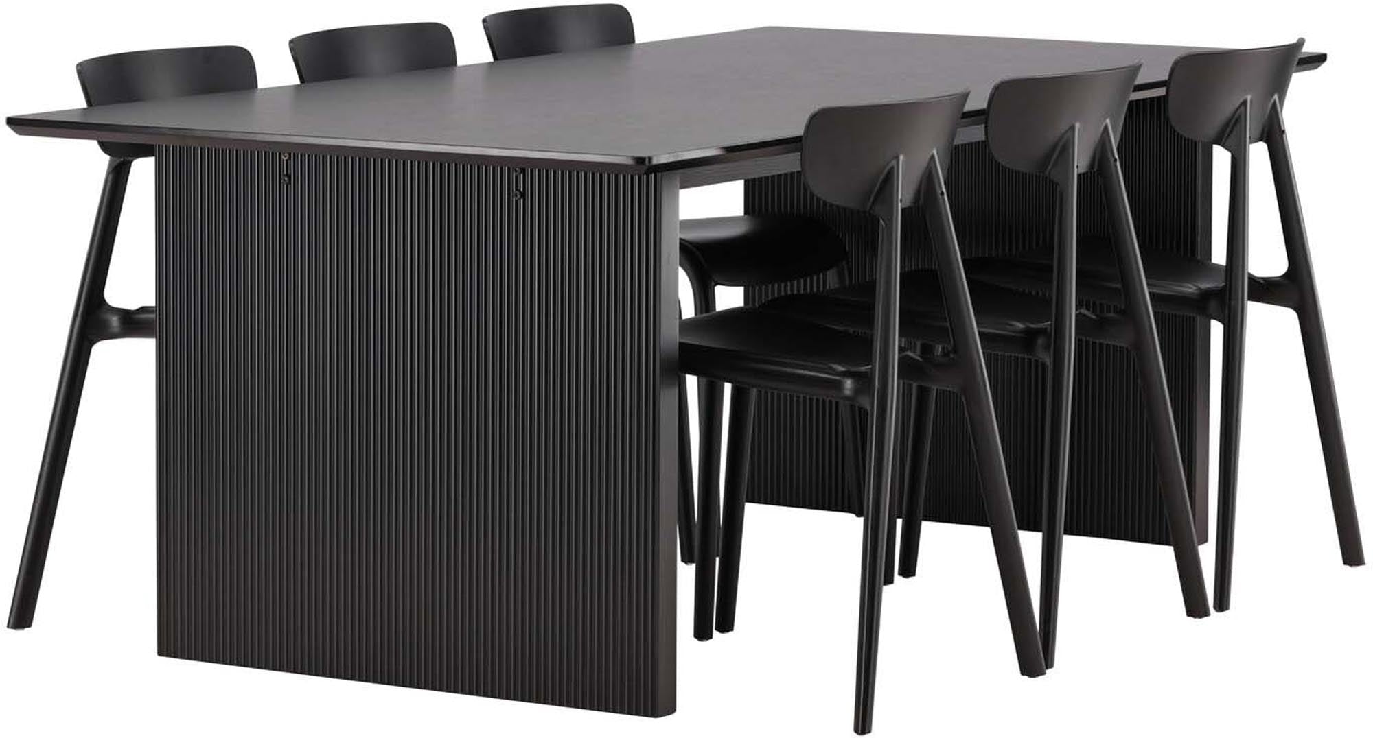 Modernes Vail Esszimmerset: Perfekte Harmonie aus Design und Komfort.