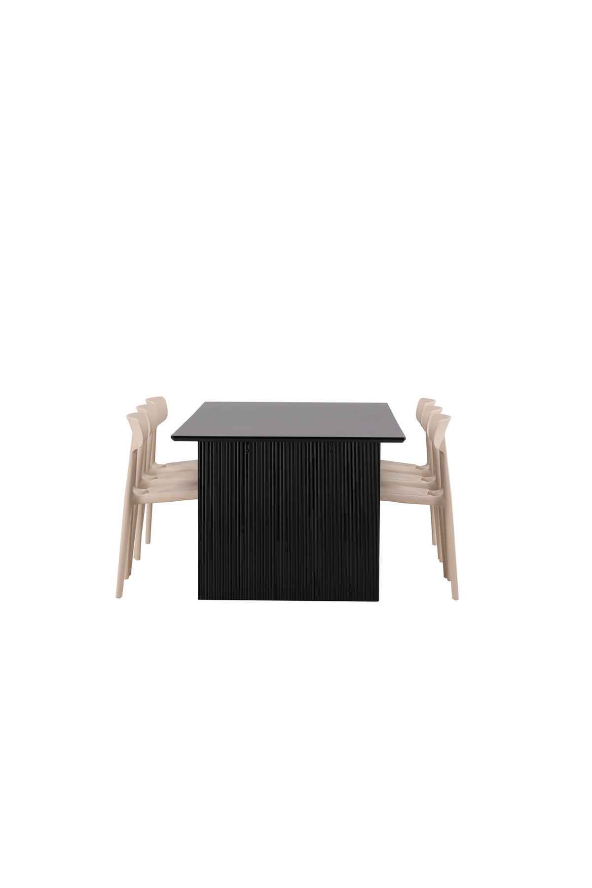 Vail Esszimmerset + Ursholmen 200cm/6St. in Beige präsentiert im Onlineshop von KAQTU Design AG. Esszimmerset ist von Venture Home