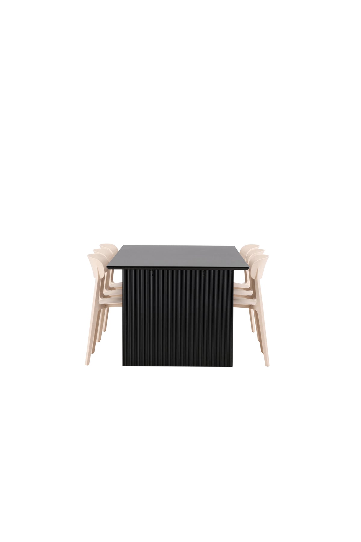 Vail Esstisch + 6 x Åstol Esszimmerstuhl in präsentiert im Onlineshop von KAQTU Design AG. Esszimmerset ist von Venture Home