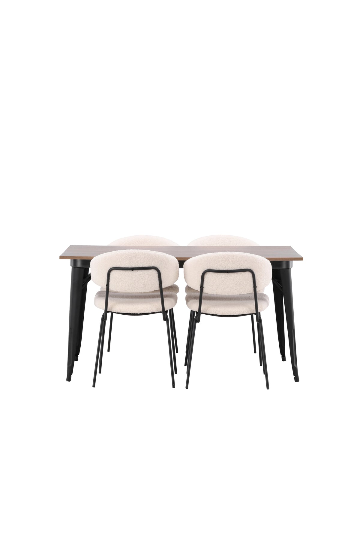 Tempe Esszimmerset + Chico 140cm/4St. in Weiss präsentiert im Onlineshop von KAQTU Design AG. Esszimmerset ist von Venture Home
