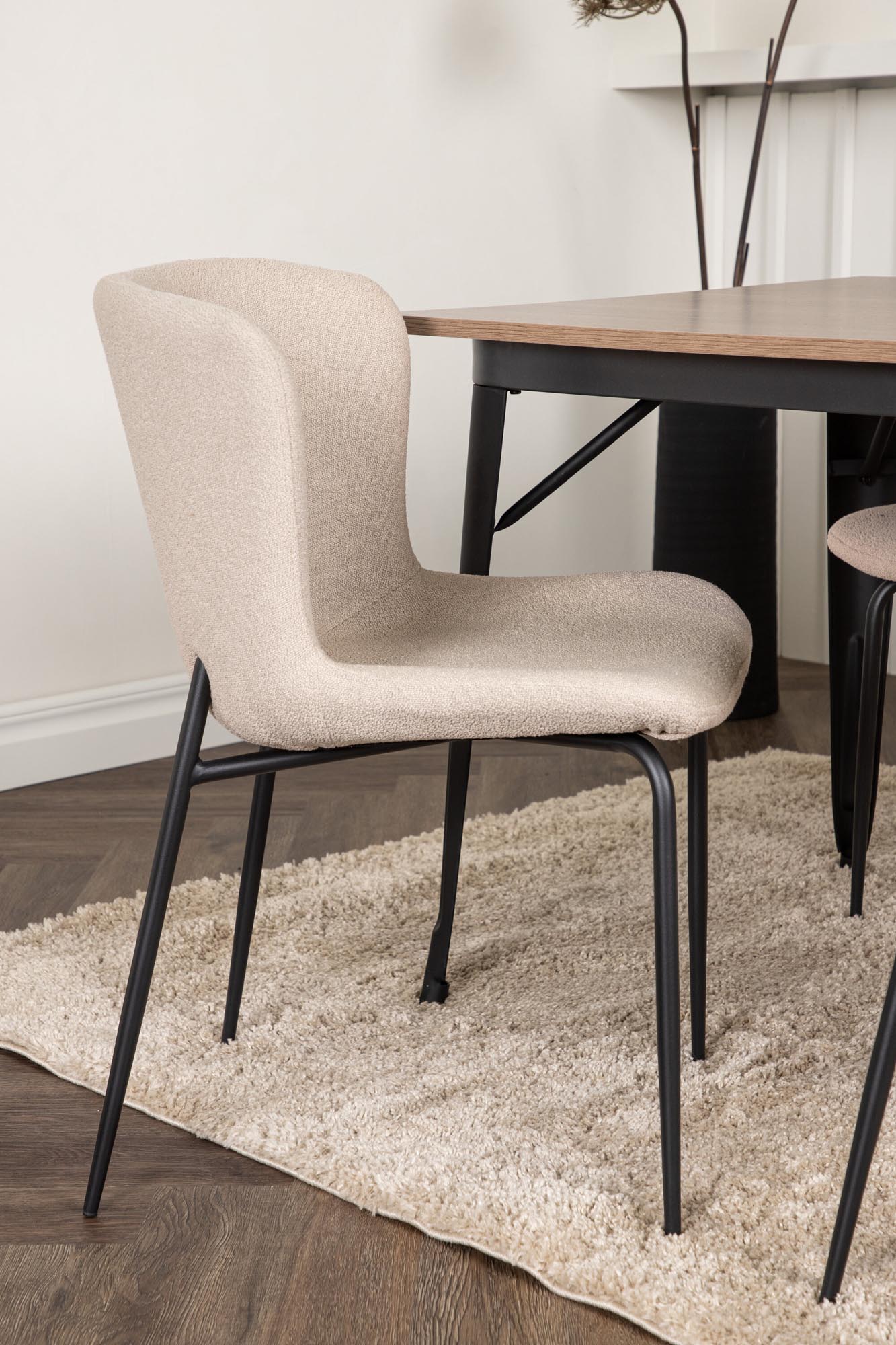 Elegantes Esszimmerset Tempe + Modesto 140cm für stilvolle Räume.