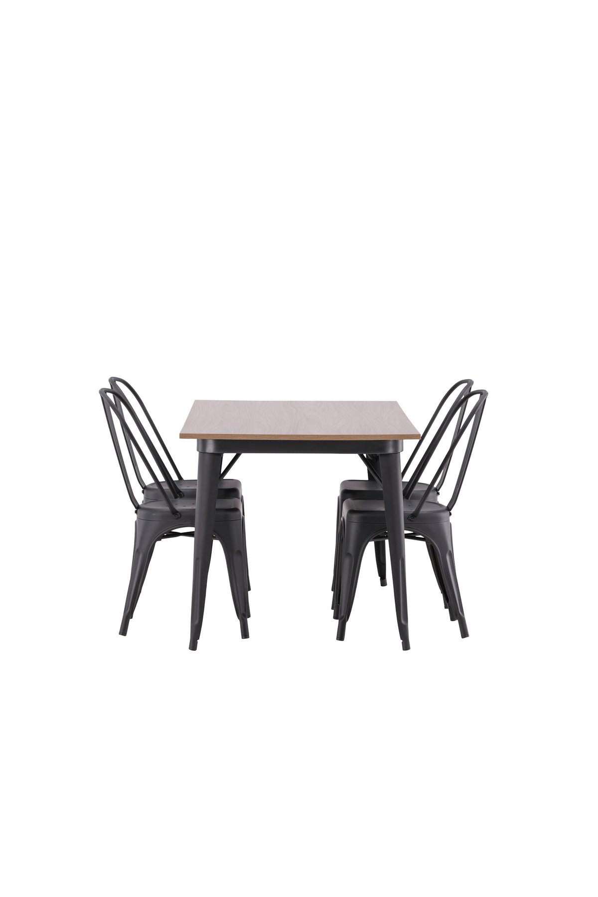 Tempe Esszimmerset + Tempe 140cm/4St. in Schwarz präsentiert im Onlineshop von KAQTU Design AG. Esszimmerset ist von Venture Home