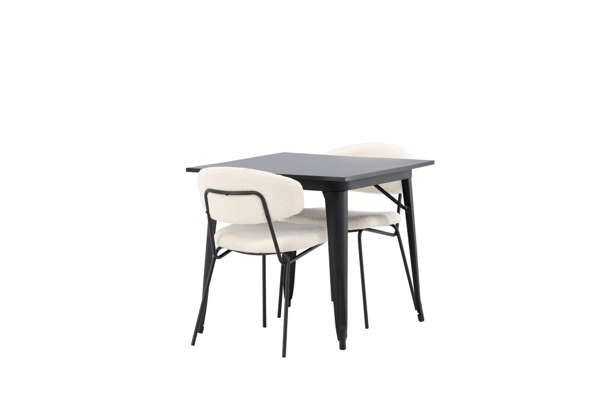 Tempe Esszimmerset + Chico 80cm/2St. in Weiss präsentiert im Onlineshop von KAQTU Design AG. Esszimmerset ist von Venture Home