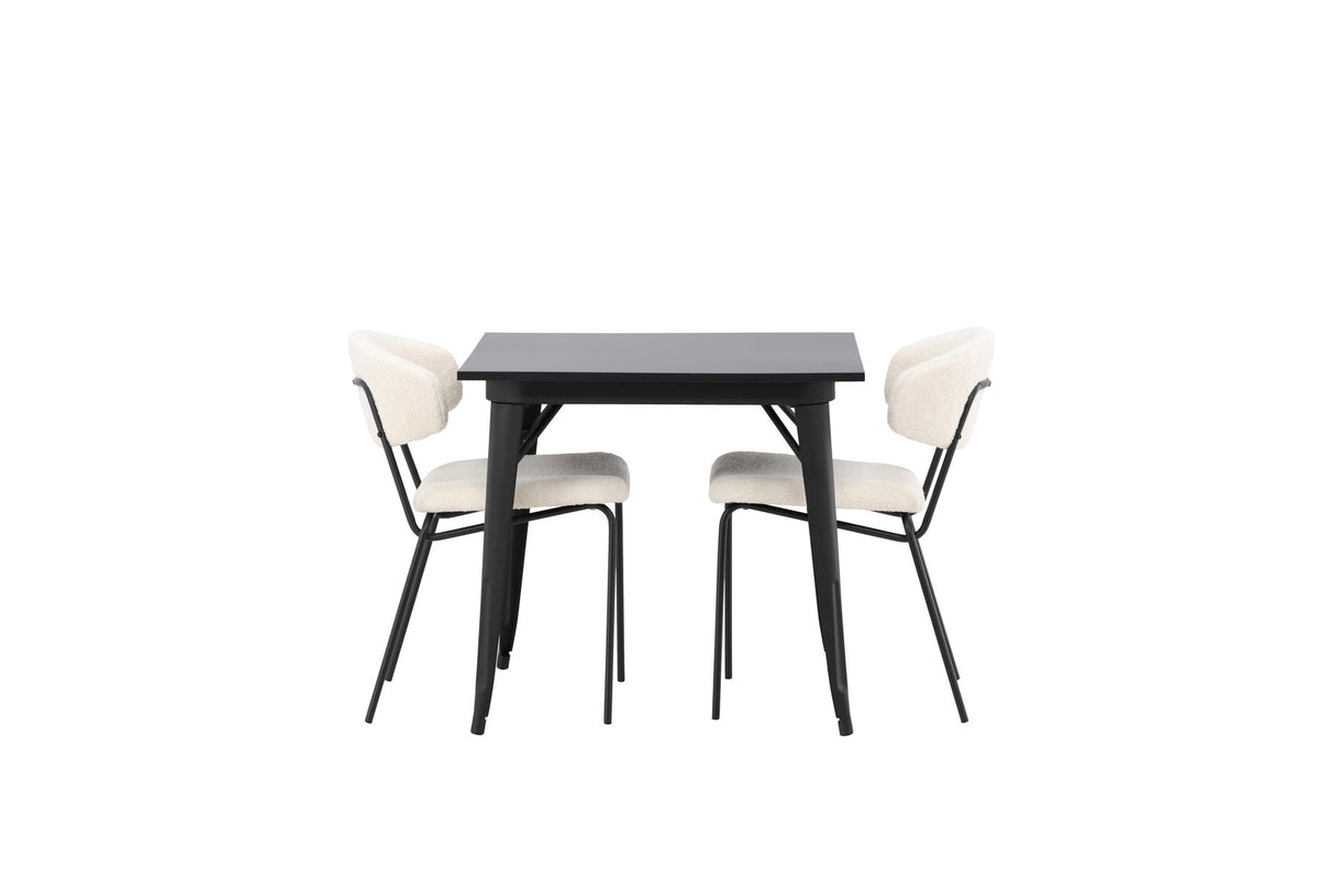 Tempe Esszimmerset + Chico 80cm/2St. in Weiss präsentiert im Onlineshop von KAQTU Design AG. Esszimmerset ist von Venture Home