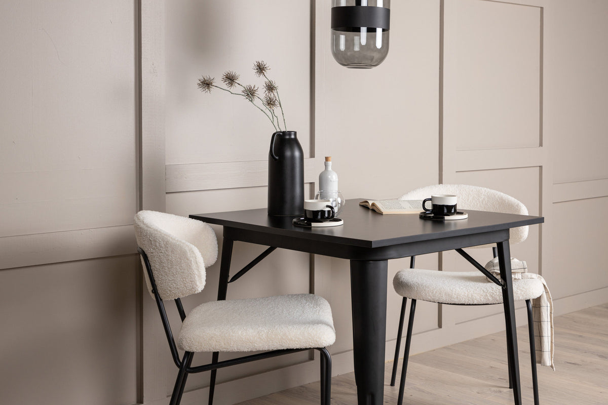 Tempe Esszimmerset + Chico 80cm/2St. in Weiss präsentiert im Onlineshop von KAQTU Design AG. Esszimmerset ist von Venture Home