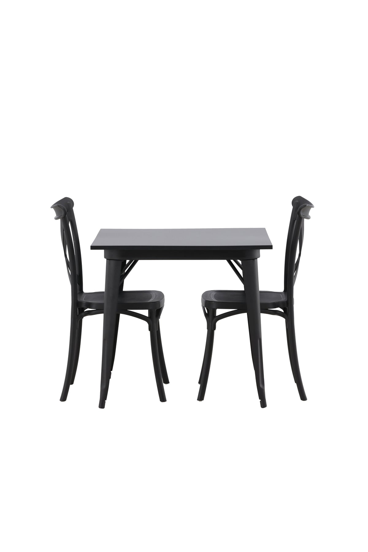 Tempe Esszimmerset + Crosett 80cm/2St. in Schwarz präsentiert im Onlineshop von KAQTU Design AG. Esszimmerset ist von Venture Home