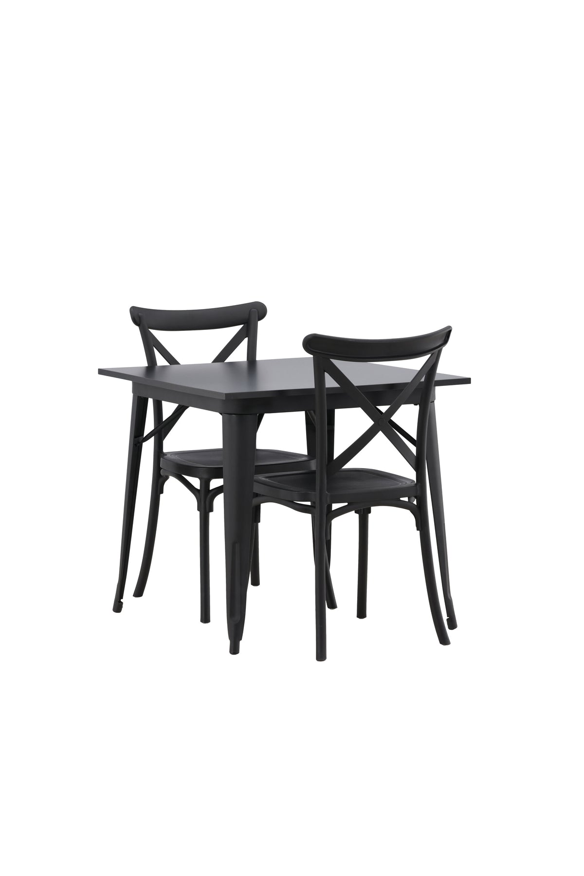 Tempe Esszimmerset + Crosett 80cm/2St. in Schwarz präsentiert im Onlineshop von KAQTU Design AG. Esszimmerset ist von Venture Home