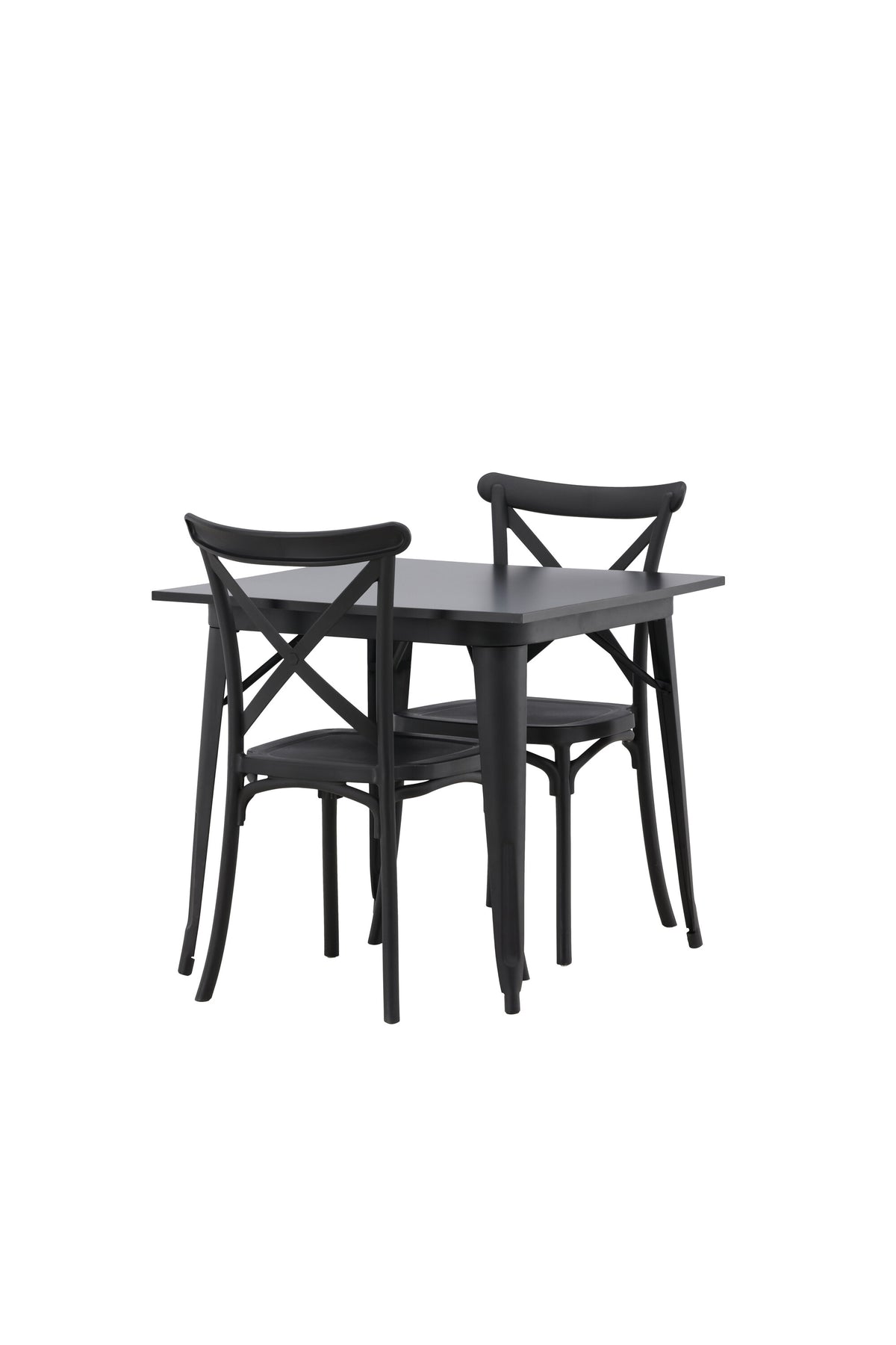 Tempe Esszimmerset + Crosett 80cm/2St. in Schwarz präsentiert im Onlineshop von KAQTU Design AG. Esszimmerset ist von Venture Home