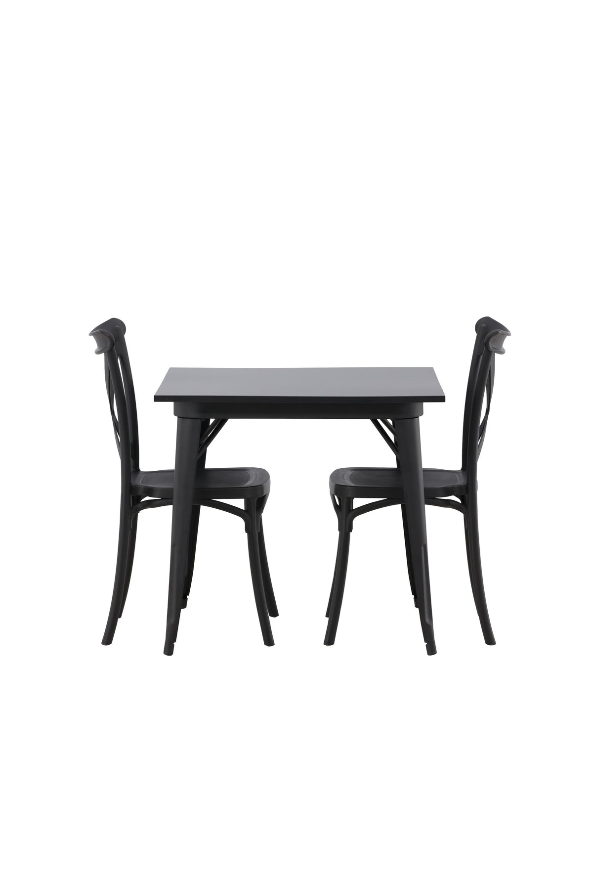 Tempe Esszimmerset + Crosett 80cm/2St. in Schwarz präsentiert im Onlineshop von KAQTU Design AG. Esszimmerset ist von Venture Home
