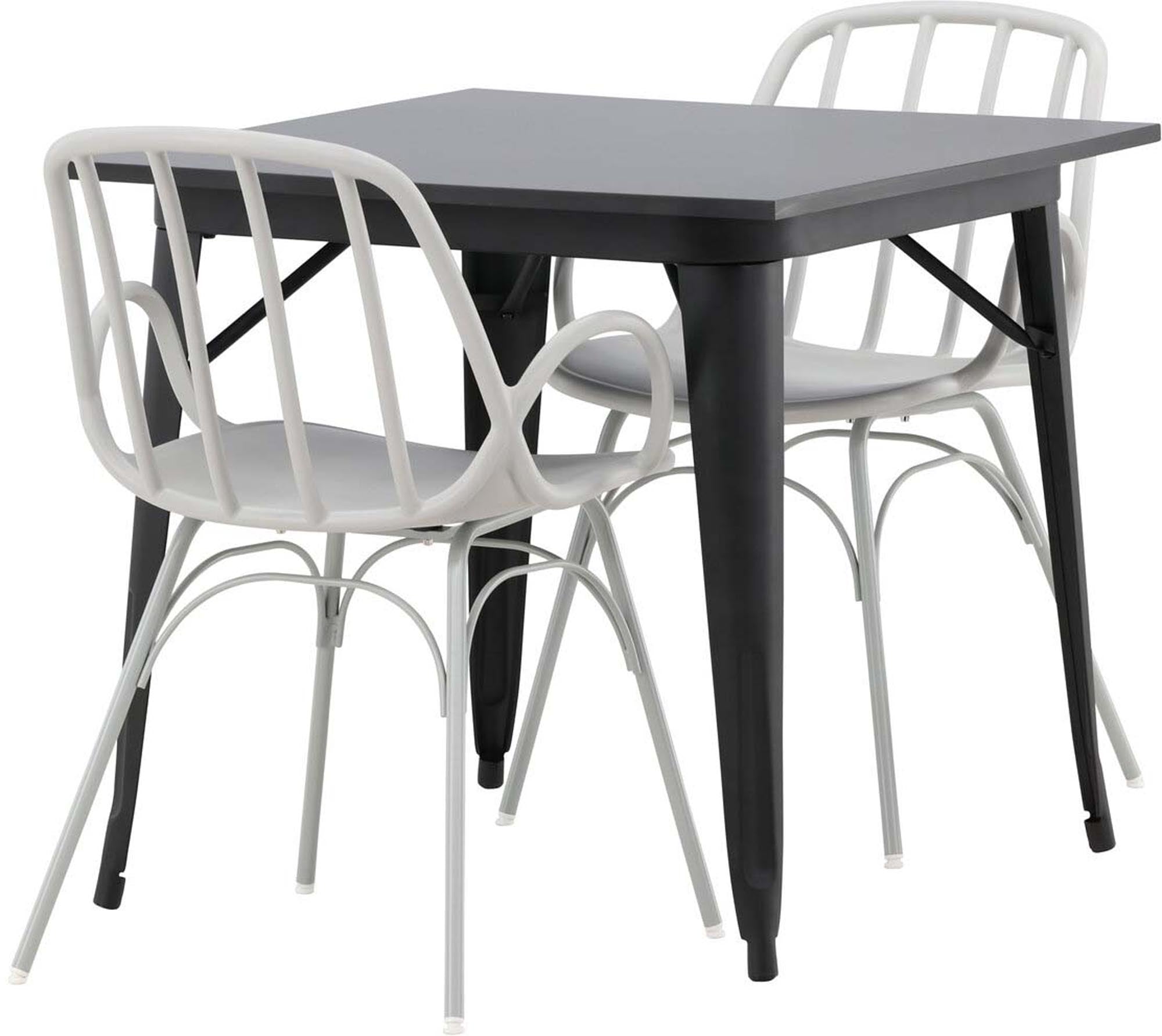 Modernes Tempe Esszimmerset mit Dyrön Tisch, ideal für kleine Räume.