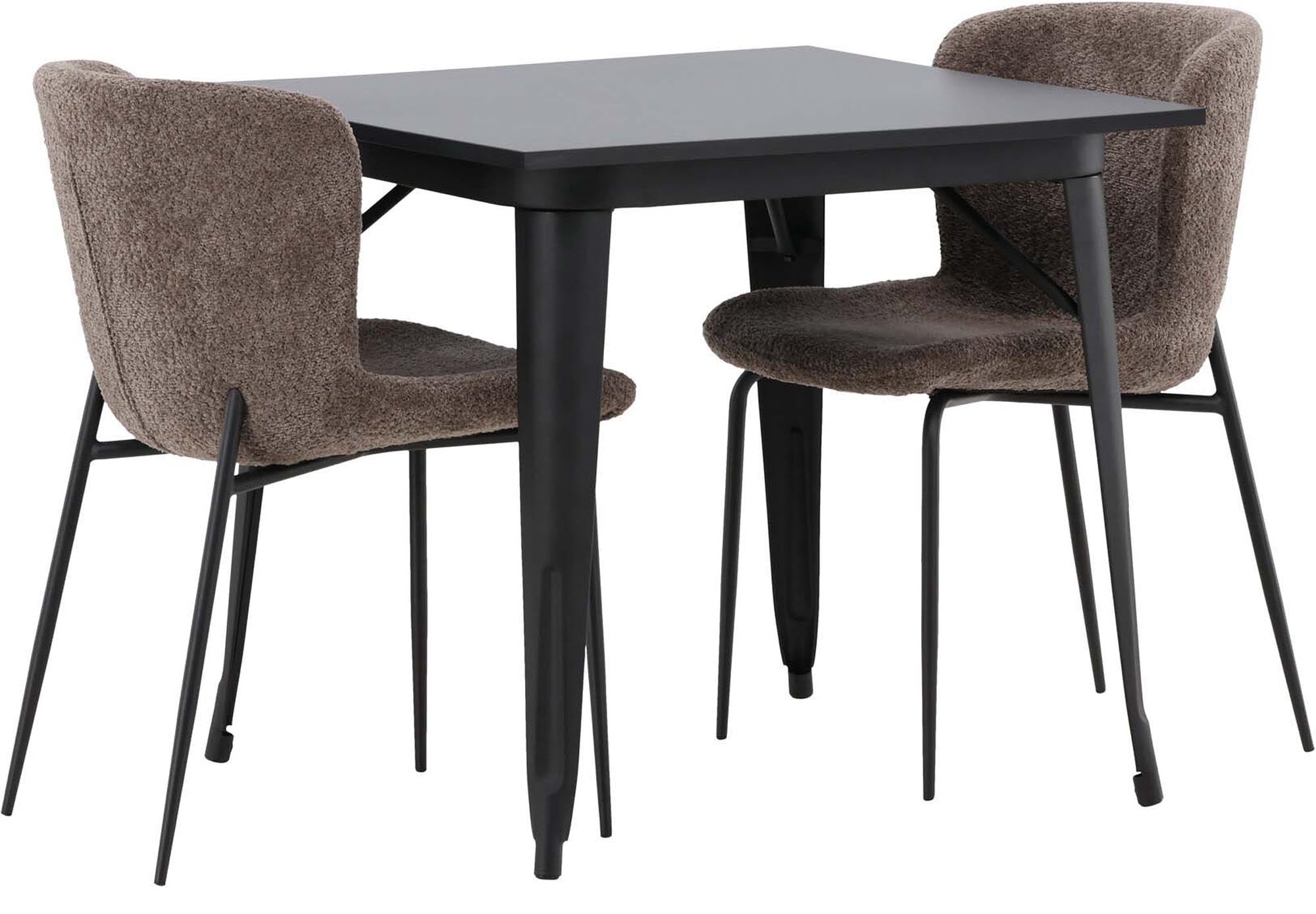 Modernes Tempe Esszimmerset mit 80cm Modesto Stühlen von Venture Home.