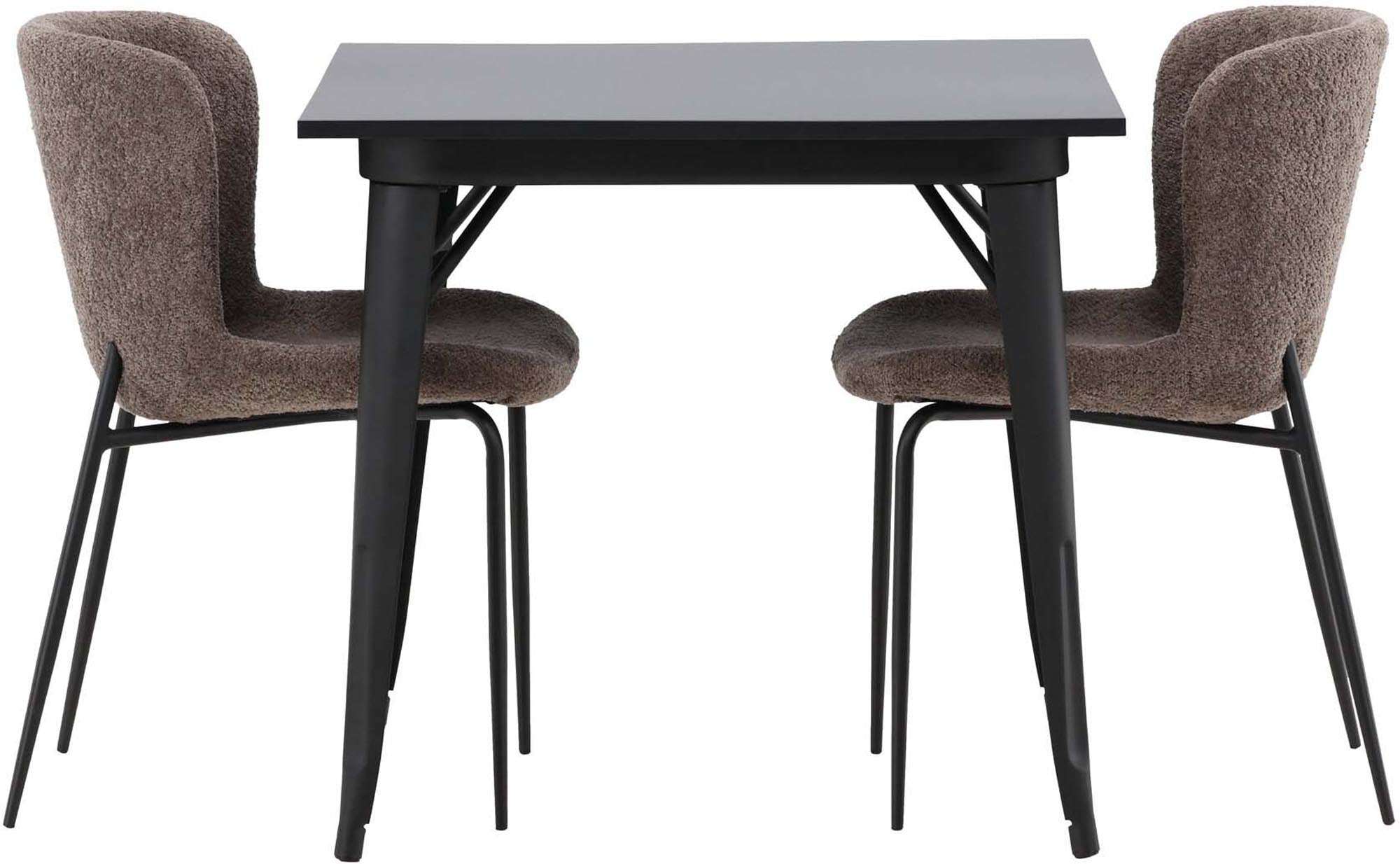 Elegantes Tempe Esszimmerset mit 80cm Modesto Stühlen von Venture Home.