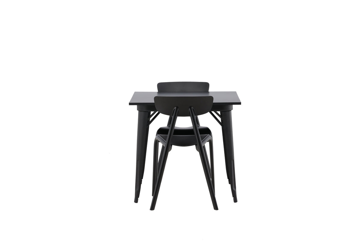 Tempe Esszimmerset + Ursholmen 80cm/2St. in Schwarz präsentiert im Onlineshop von KAQTU Design AG. Esszimmerset ist von Venture Home