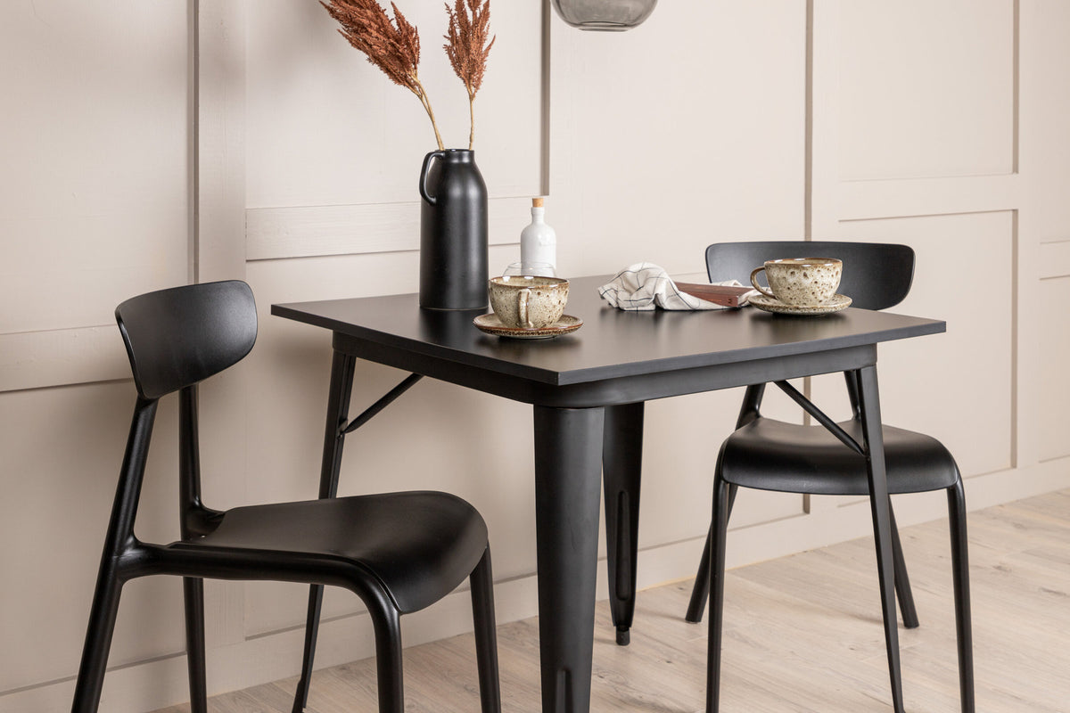 Tempe Esszimmerset + Ursholmen 80cm/2St. in Schwarz präsentiert im Onlineshop von KAQTU Design AG. Esszimmerset ist von Venture Home