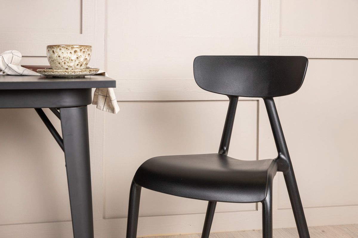 Tempe Esszimmerset + Ursholmen 80cm/2St. in Schwarz präsentiert im Onlineshop von KAQTU Design AG. Esszimmerset ist von Venture Home