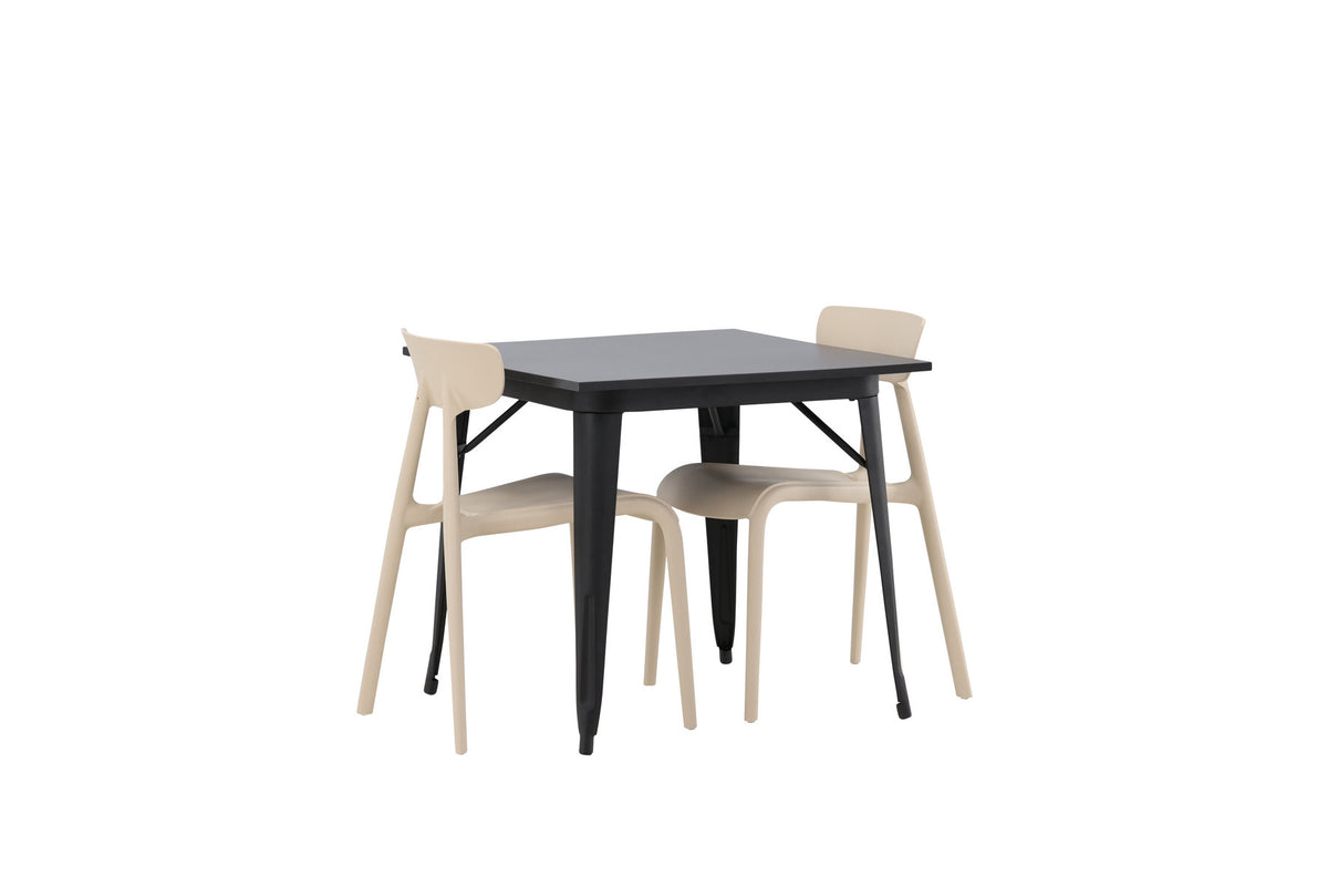 Tempe Esszimmerset + Ursholmen 80cm/2St. in Beige präsentiert im Onlineshop von KAQTU Design AG. Esszimmerset ist von Venture Home