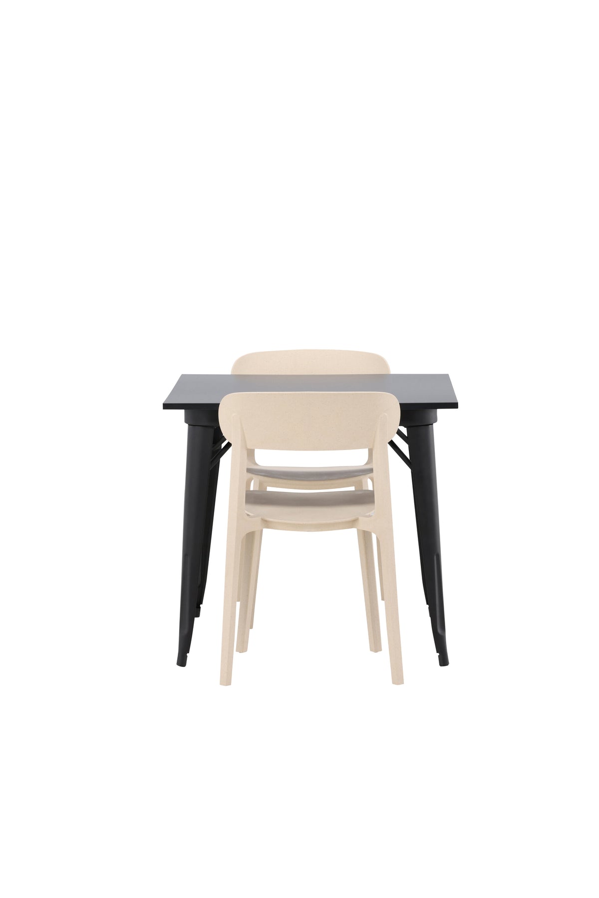 Tempe Esstisch + 2 x Åstol Esszimmerstuhl in präsentiert im Onlineshop von KAQTU Design AG. Esszimmerset ist von Venture Home